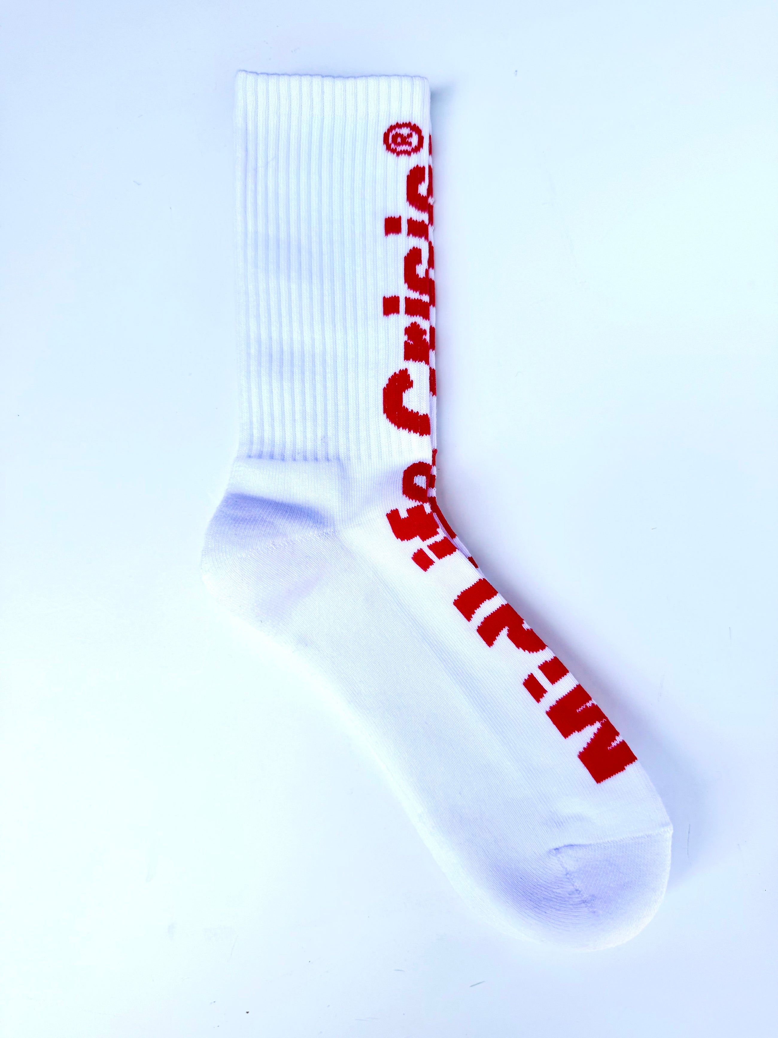 Reverse Sock - White