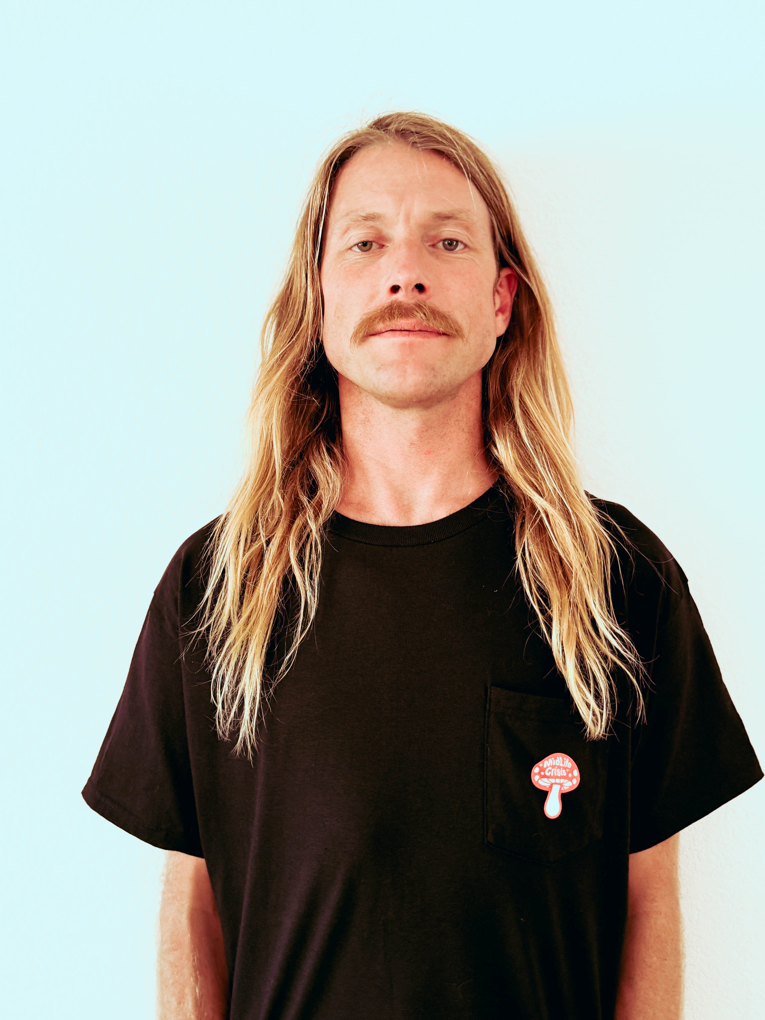 Shroomin' Pocket Tee - Black