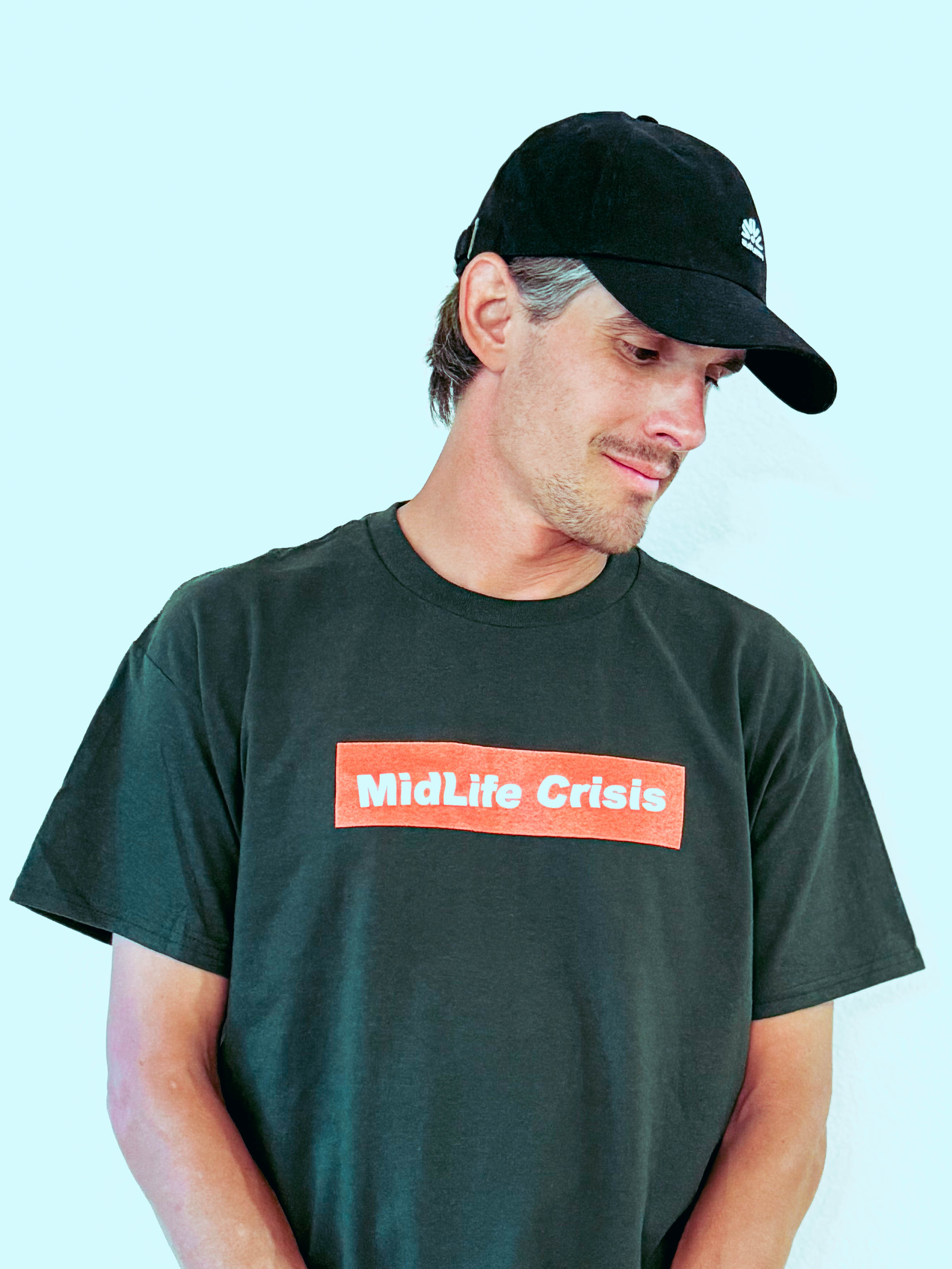 Crooked Block Tee - Forest Green