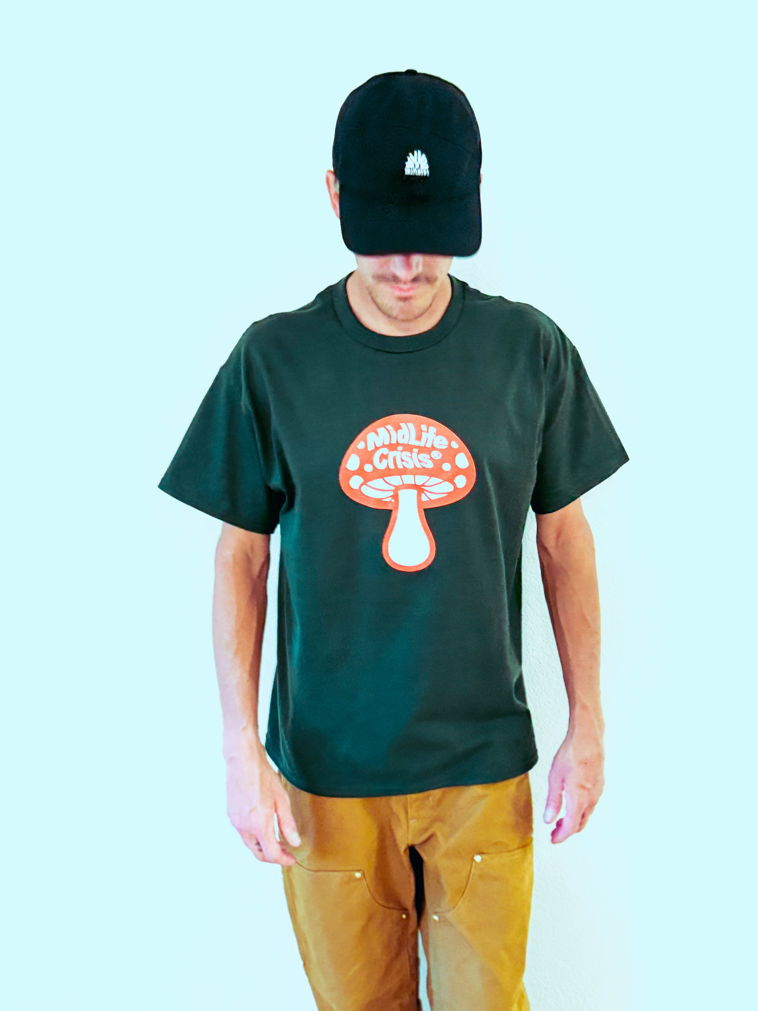 BIG Shroomin' Tee - Forest Green