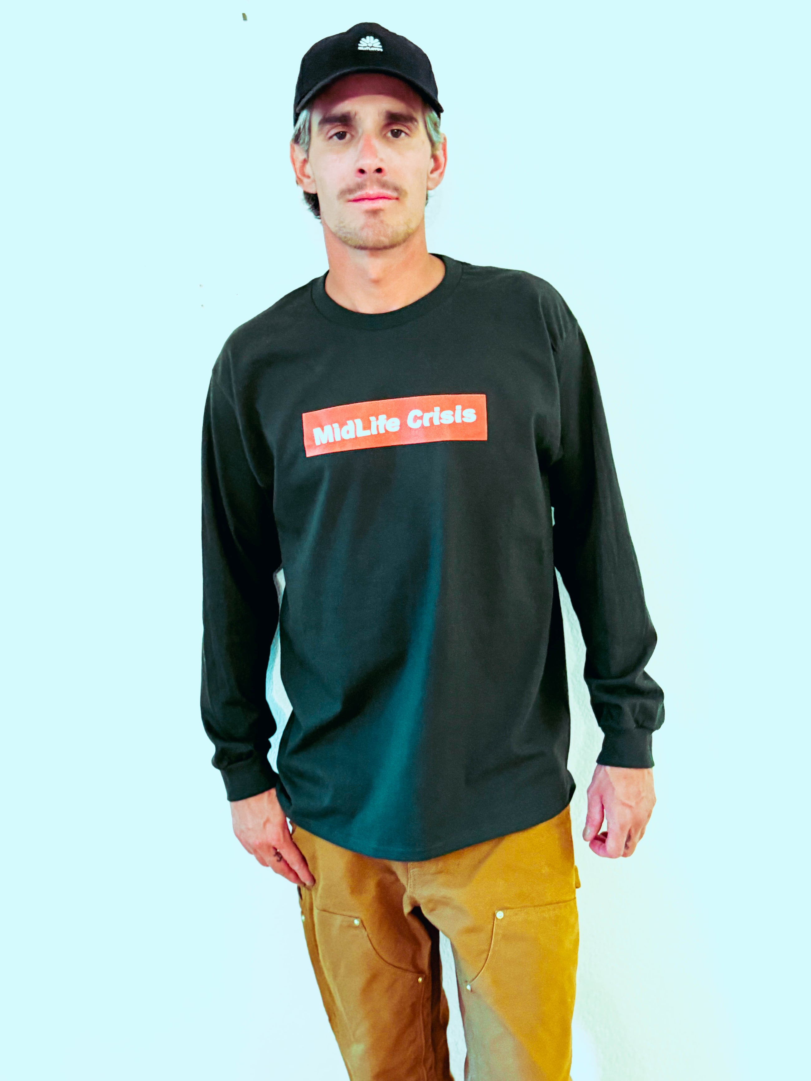 Crooked Block Long Sleeve - Forest Green