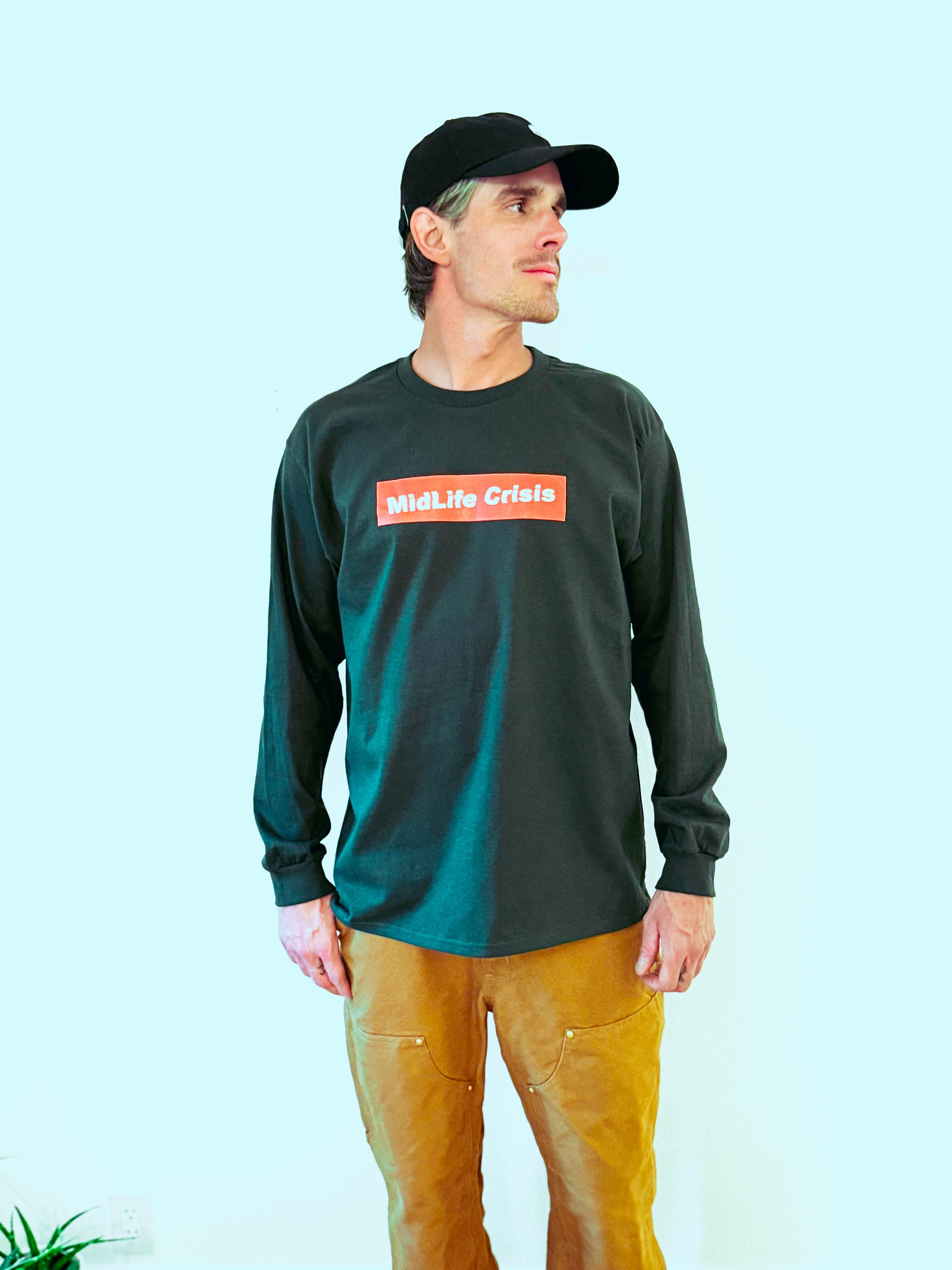Crooked Block Long Sleeve - Forest Green