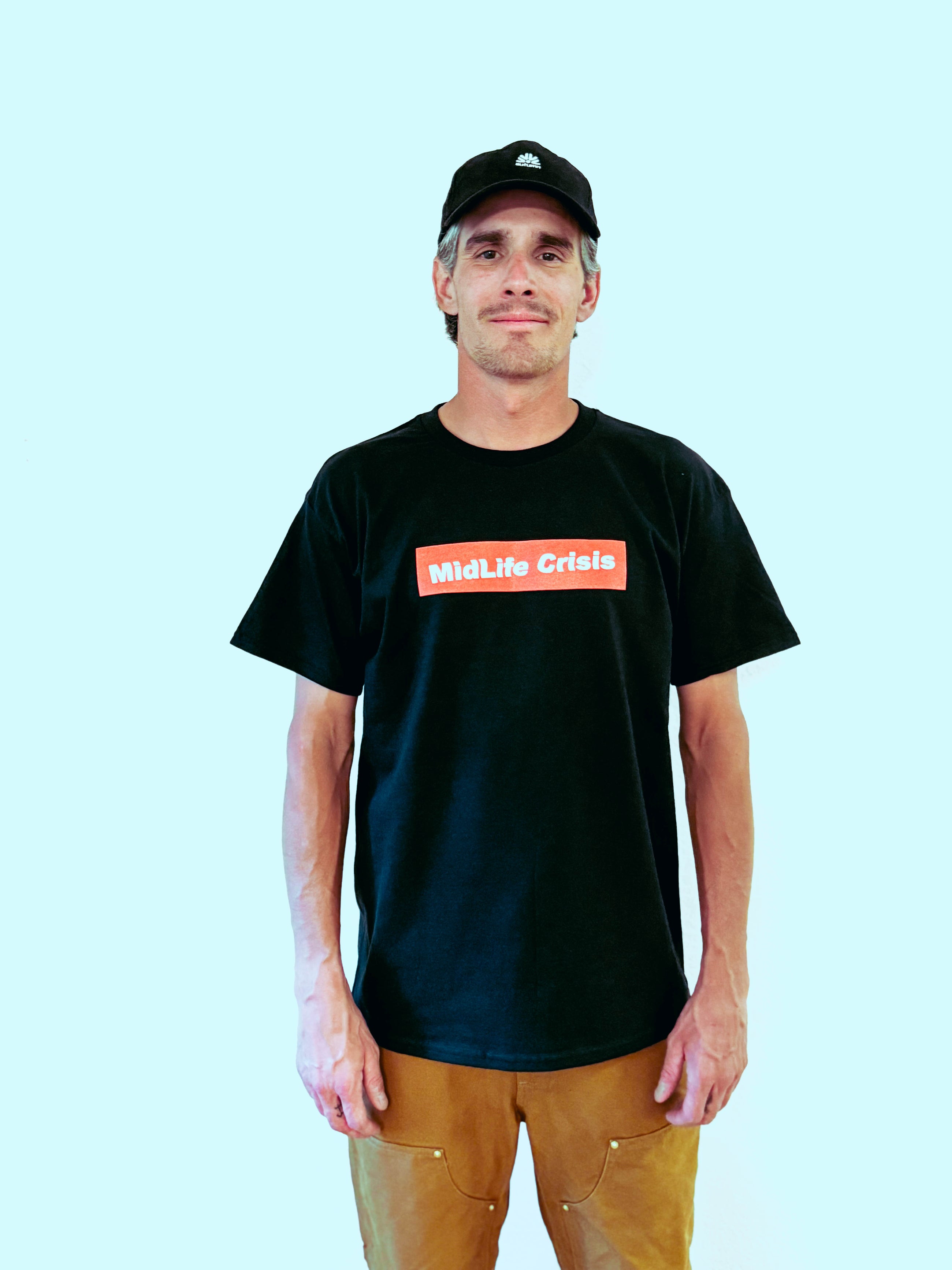 Crooked Block Tee - Black