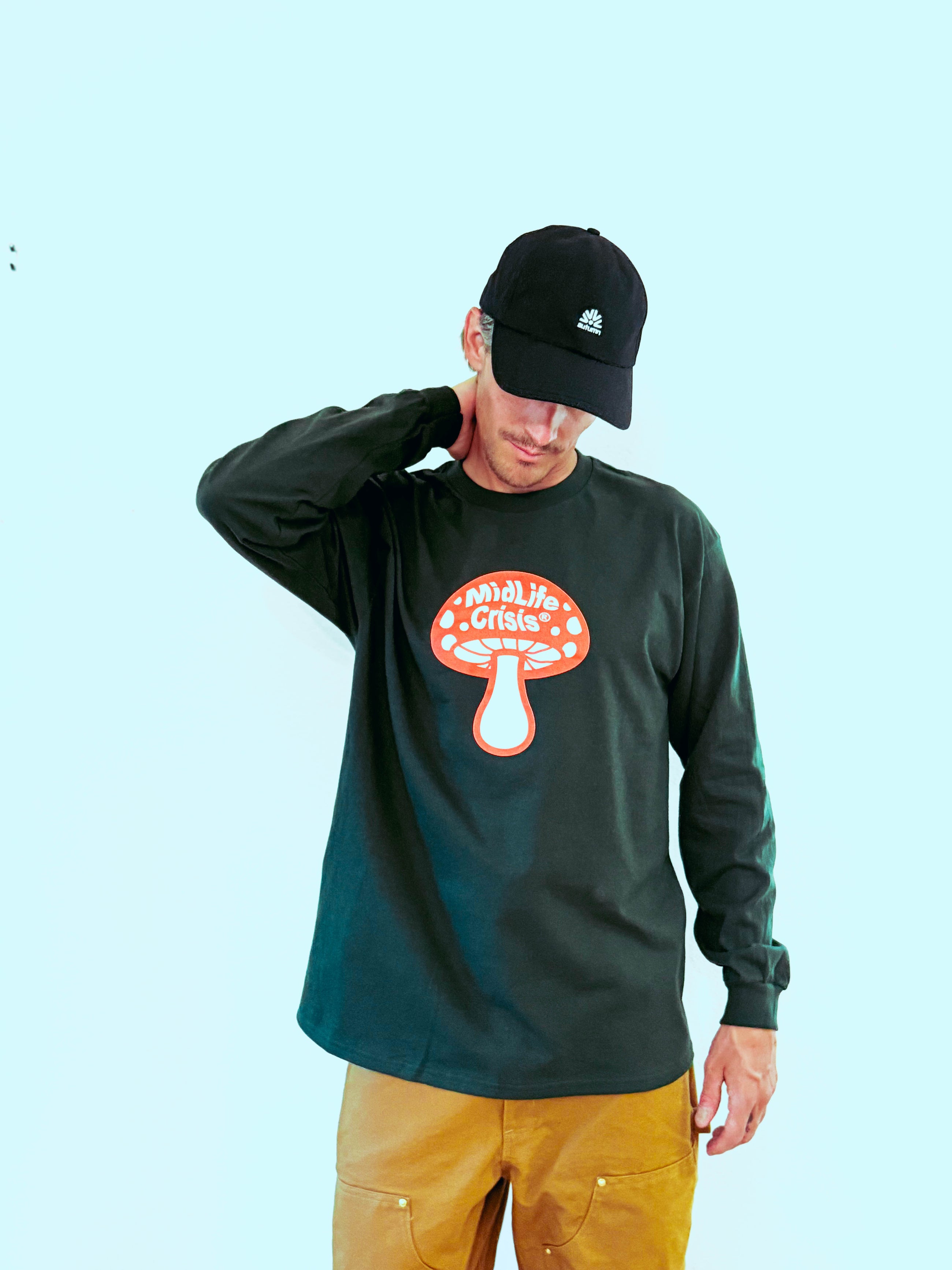 BIG Shroomin' Long Sleeve - Forest Green