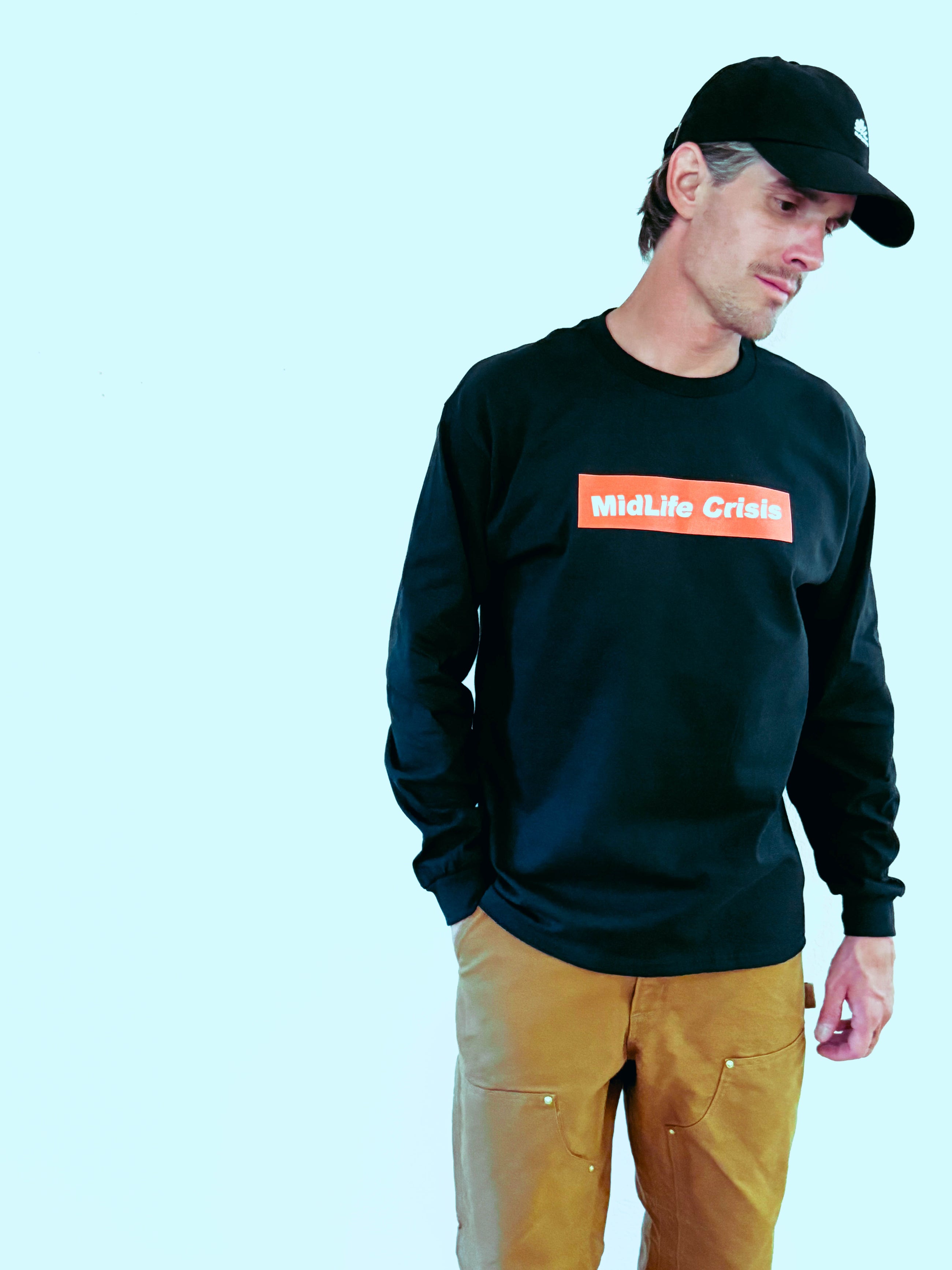 Crooked Block Long Sleeve - Black