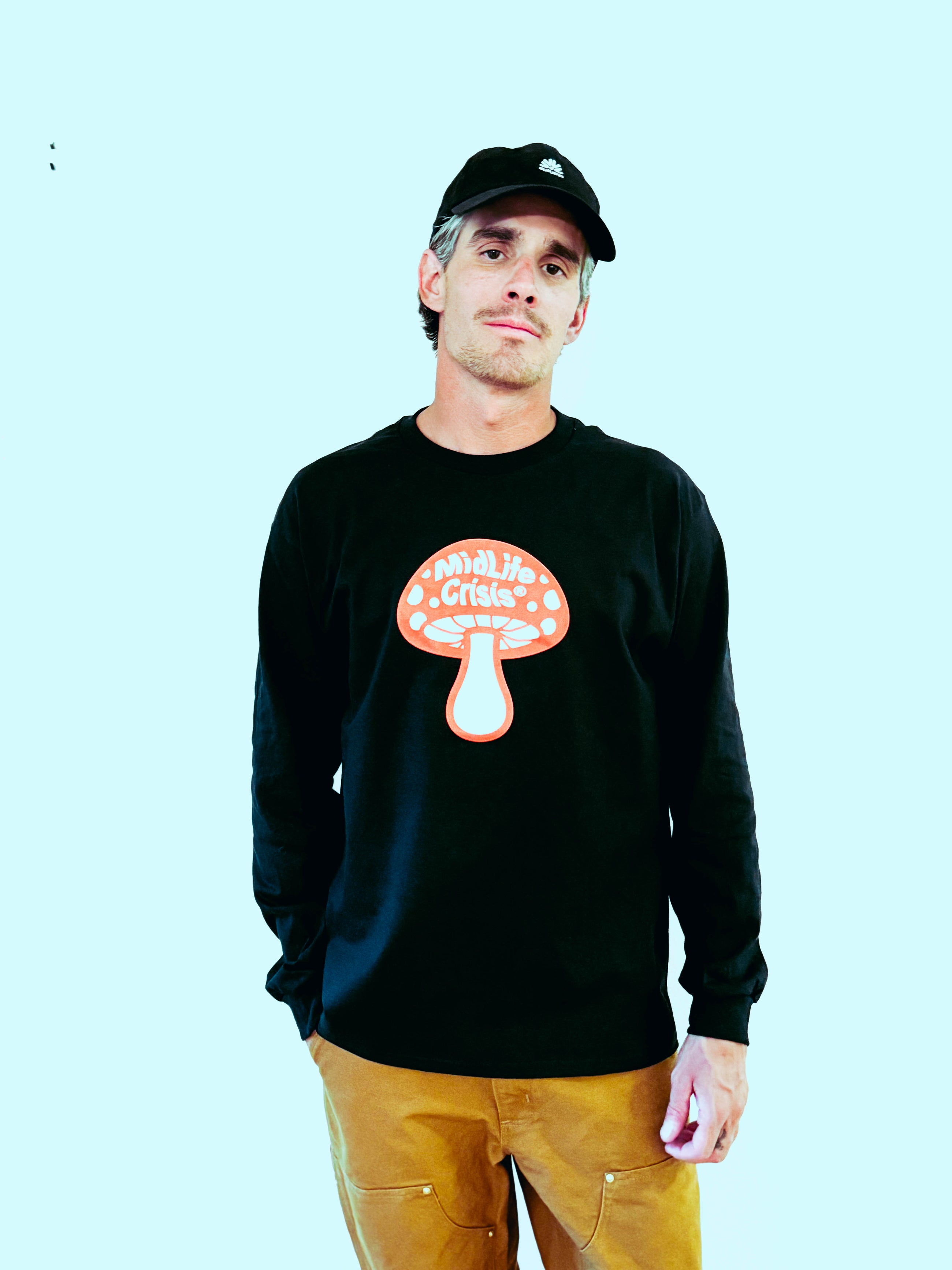 BIG Shroomin' Long Sleeve - Black