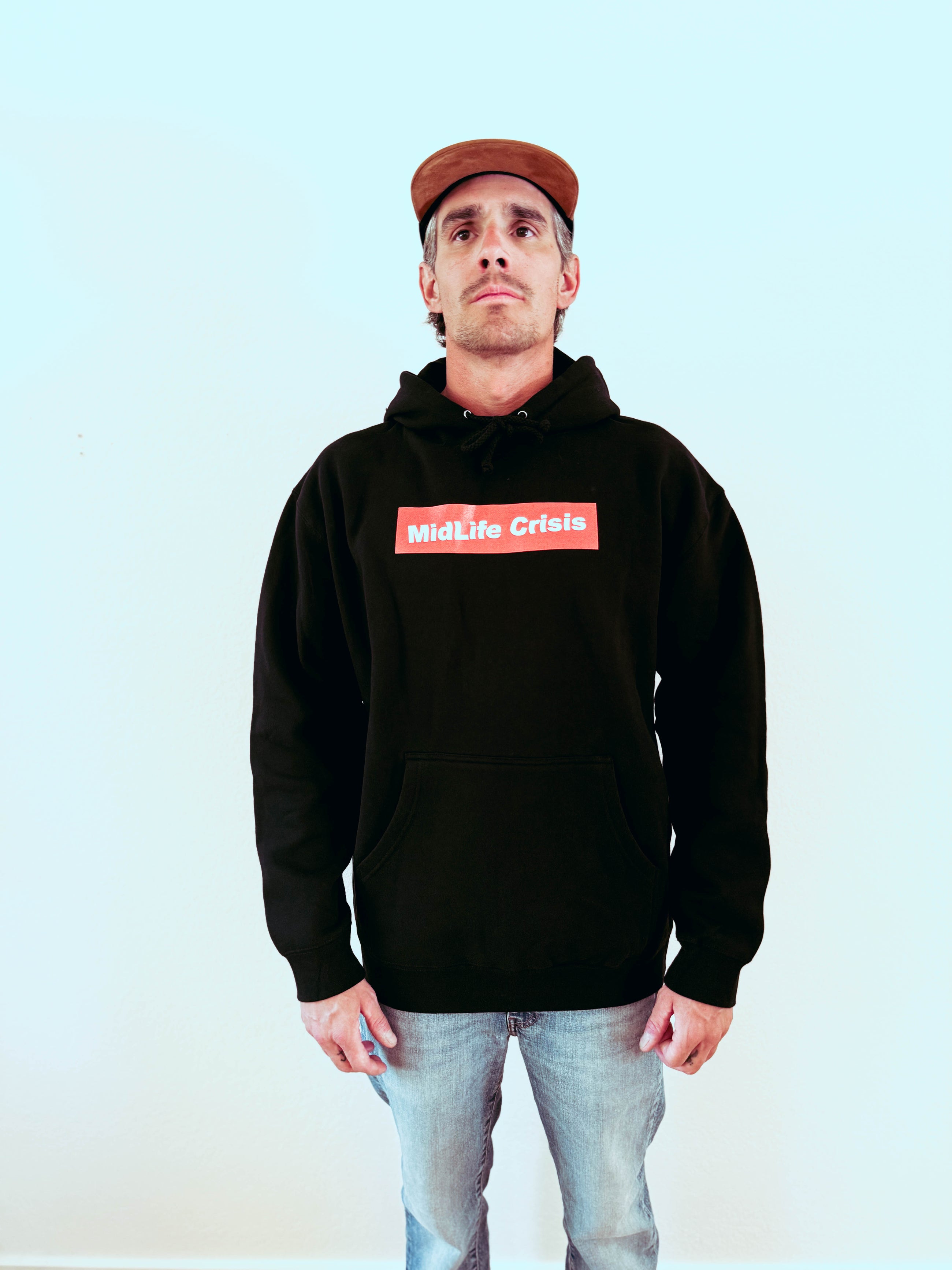 Crooked Block Hoodie - Black
