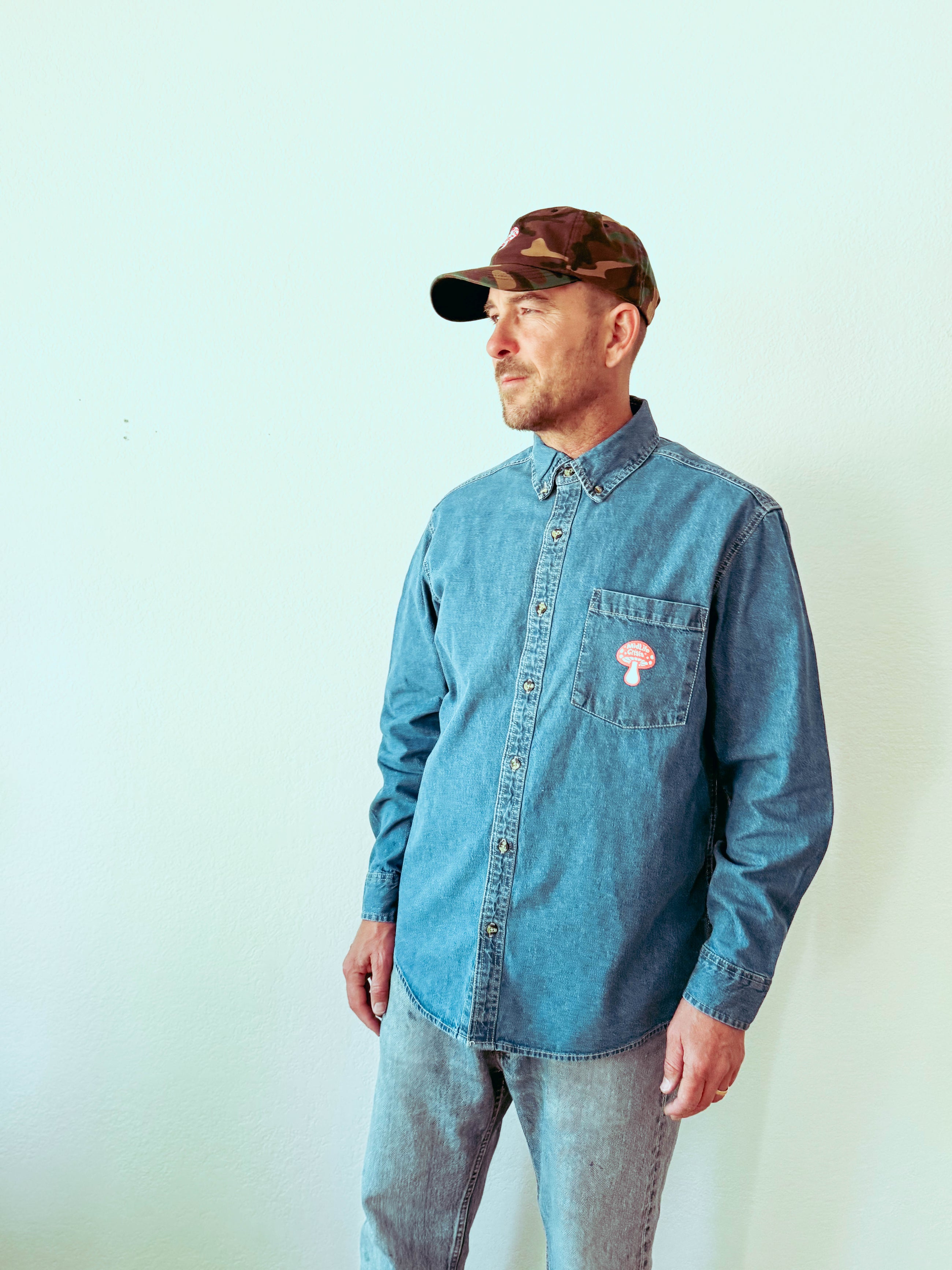 Shroomin' Shirt - Denim