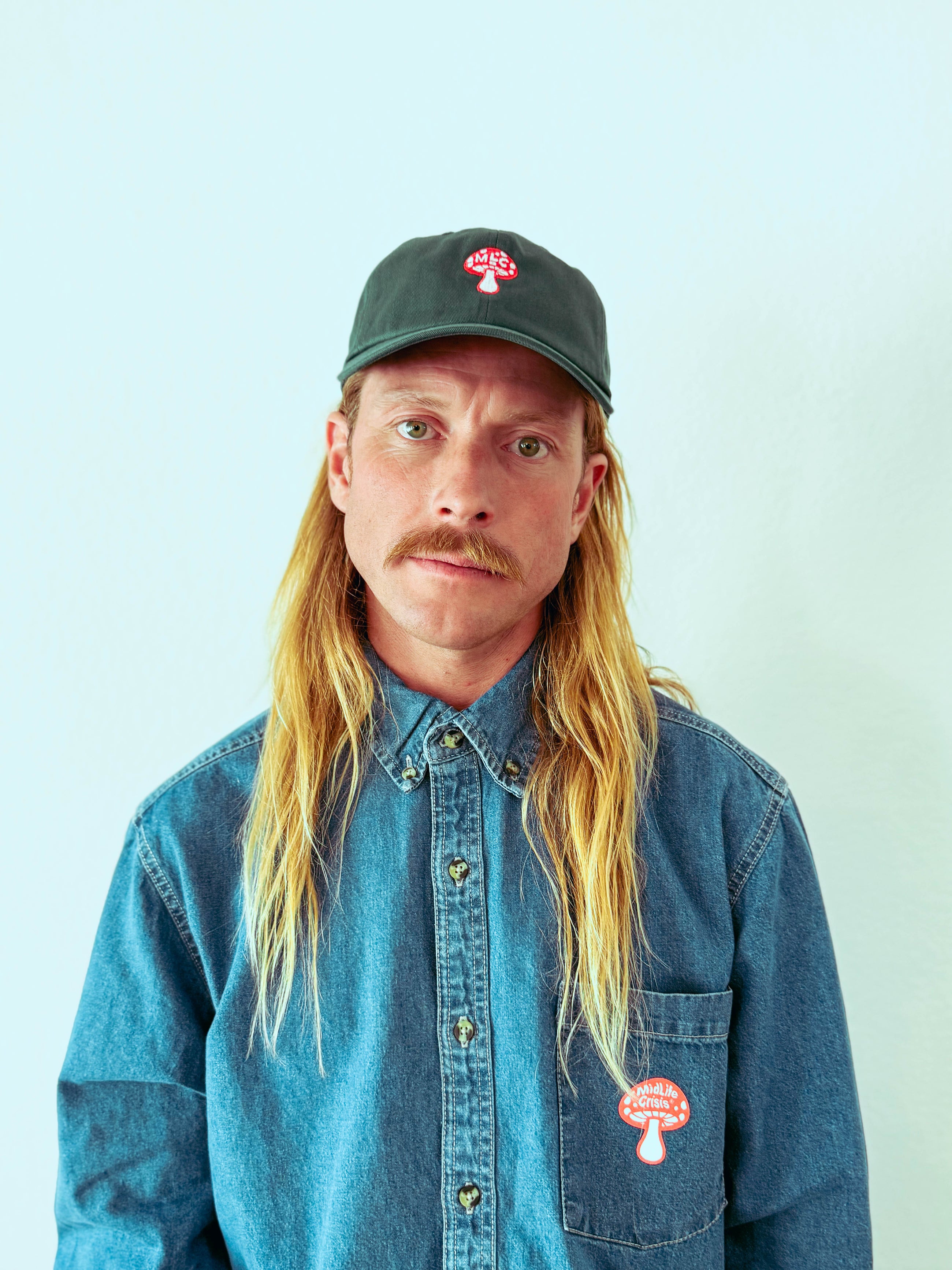 Shroomin' Dad Cap - Forest Green