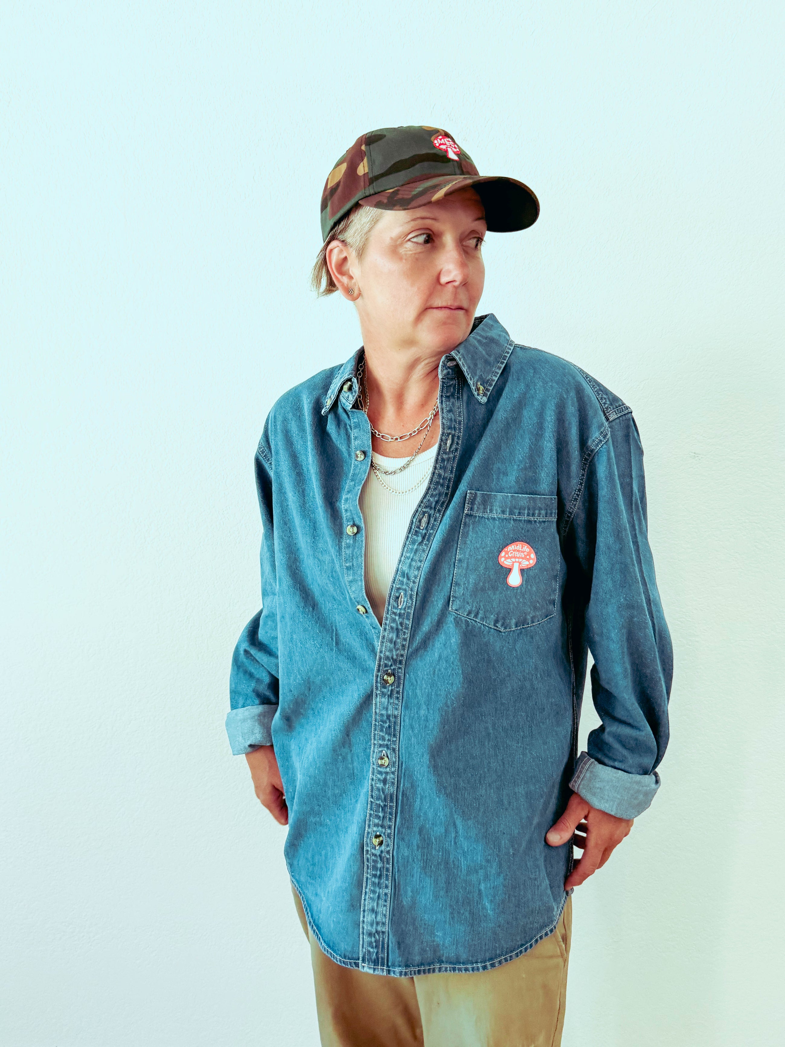 Shroomin' Shirt - Denim