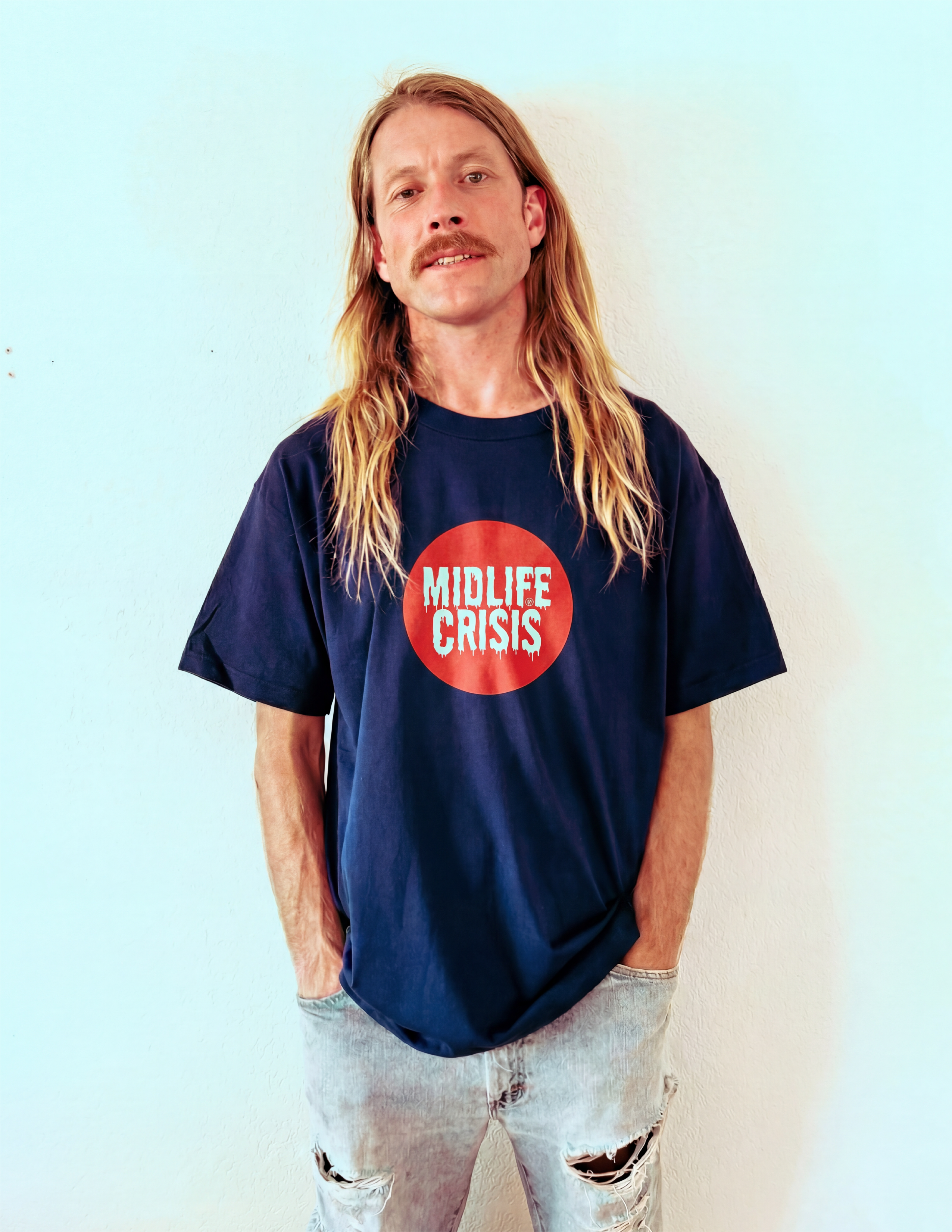 Drip Tee - Navy
