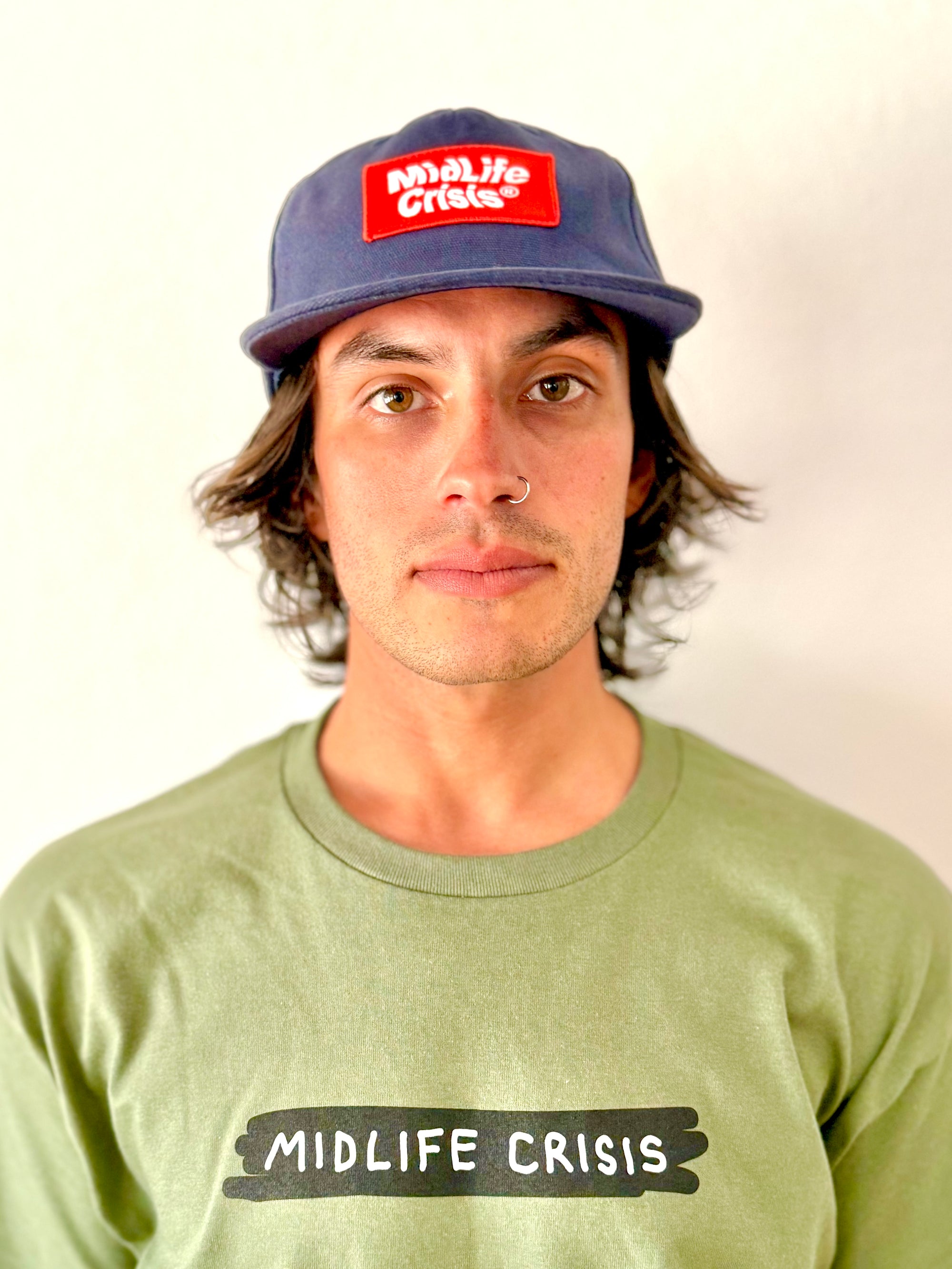 Block 5 Panel Cap - Navy