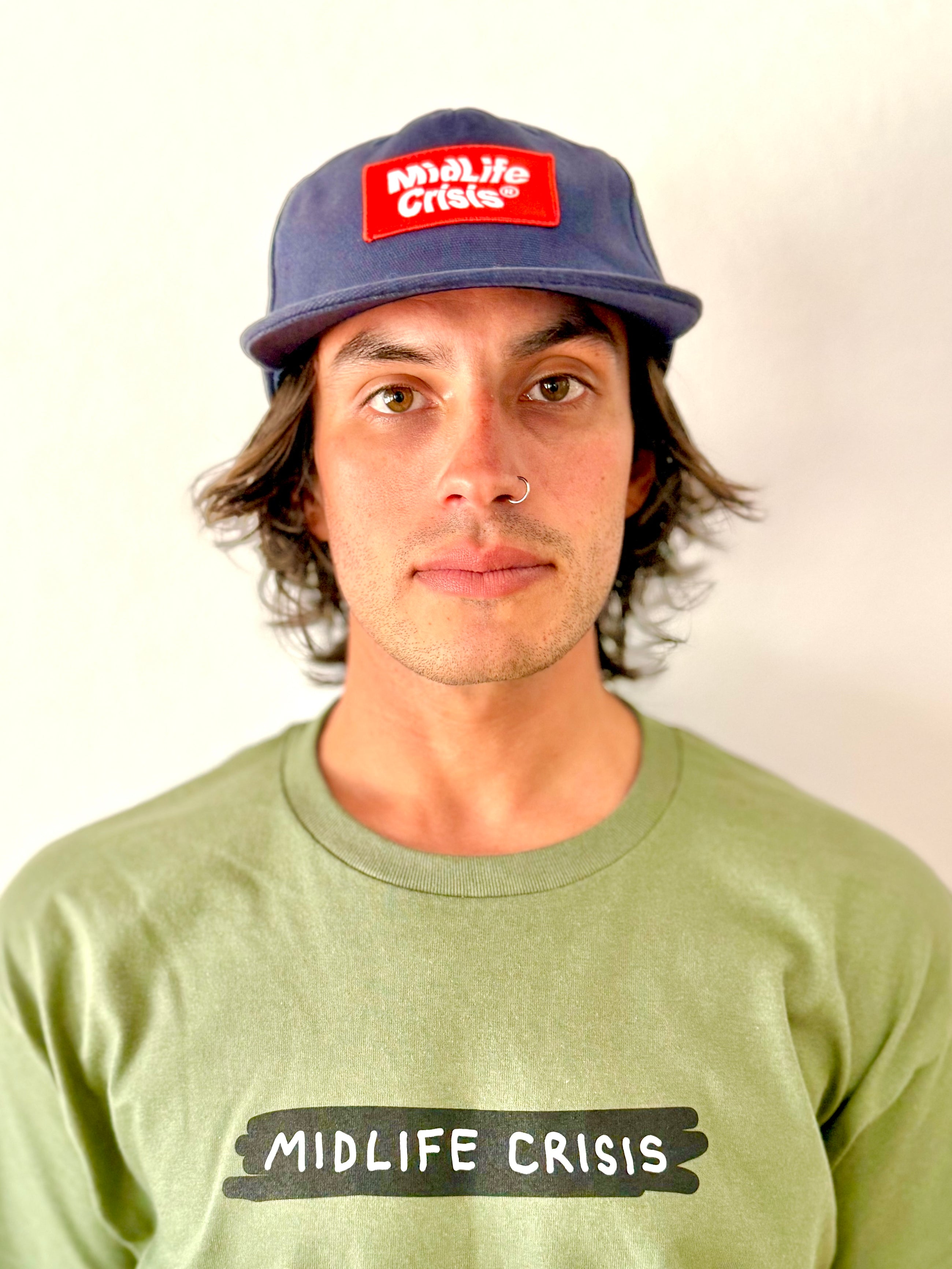 Block 5 Panel Cap - Navy