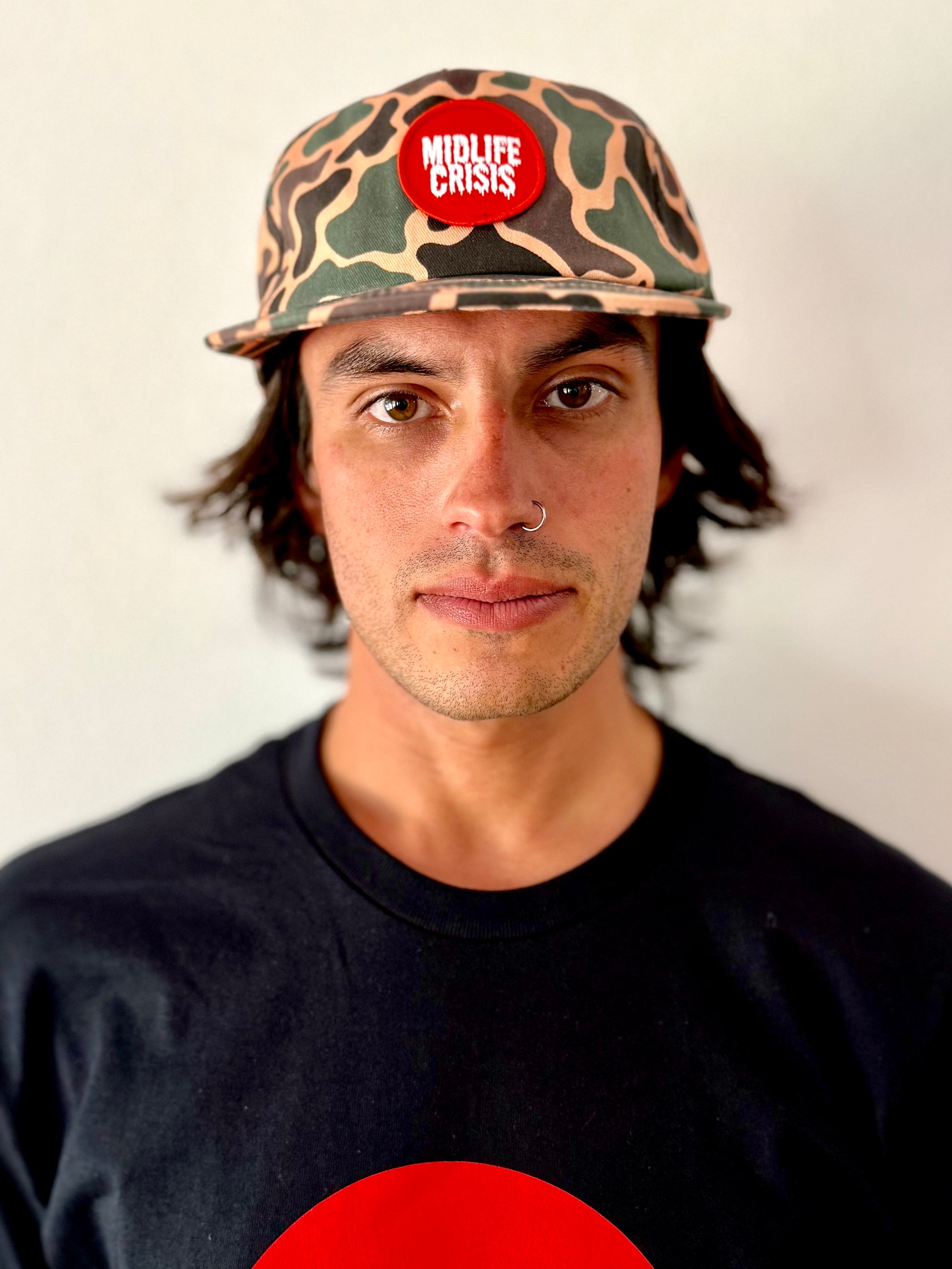 Drip 5 Panel Cap - Duck Camo
