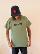 Scribble Tee - Olive