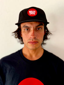 Drip 5 Panel Cap - Black