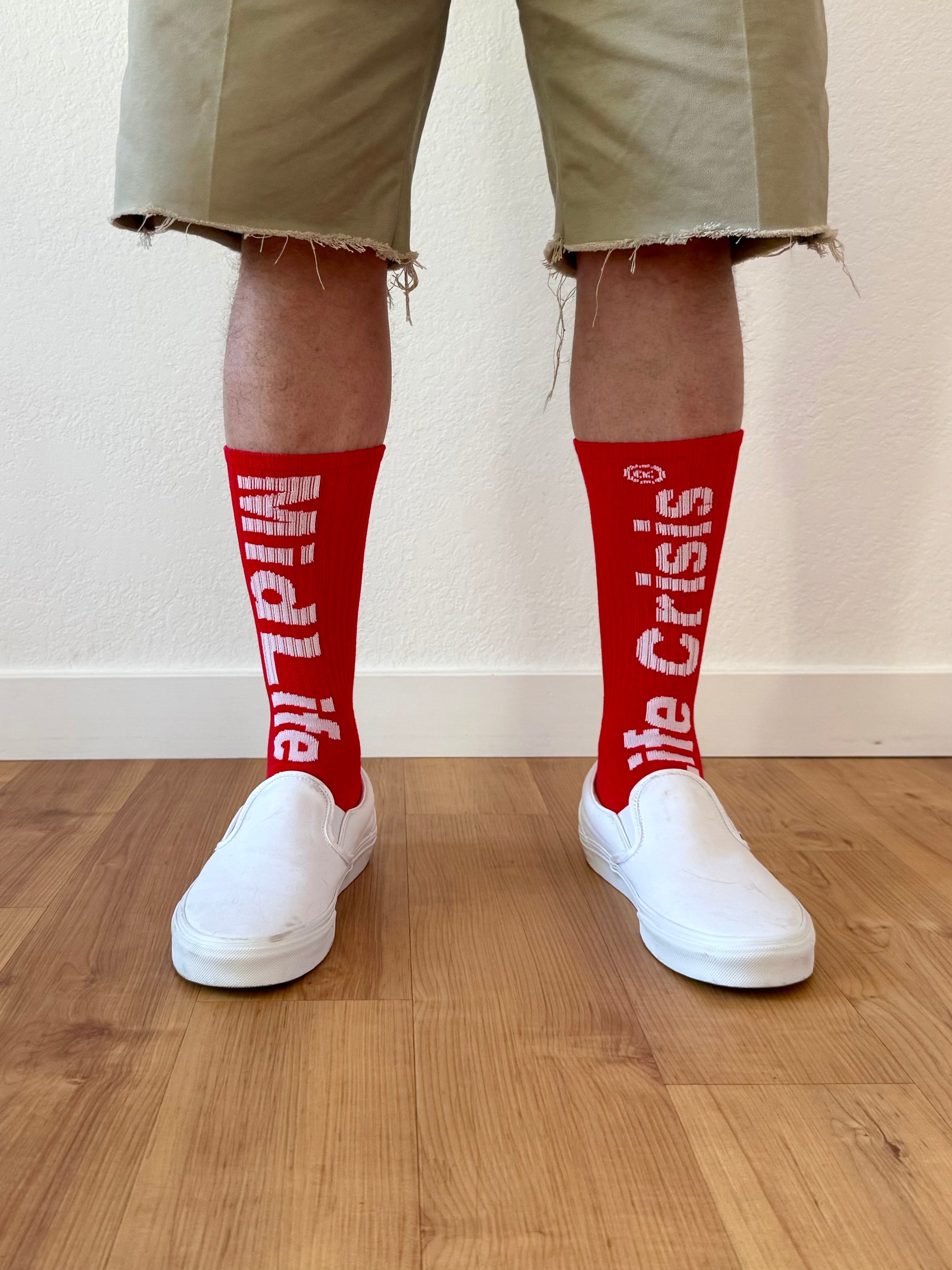 Reverse Sock - Red