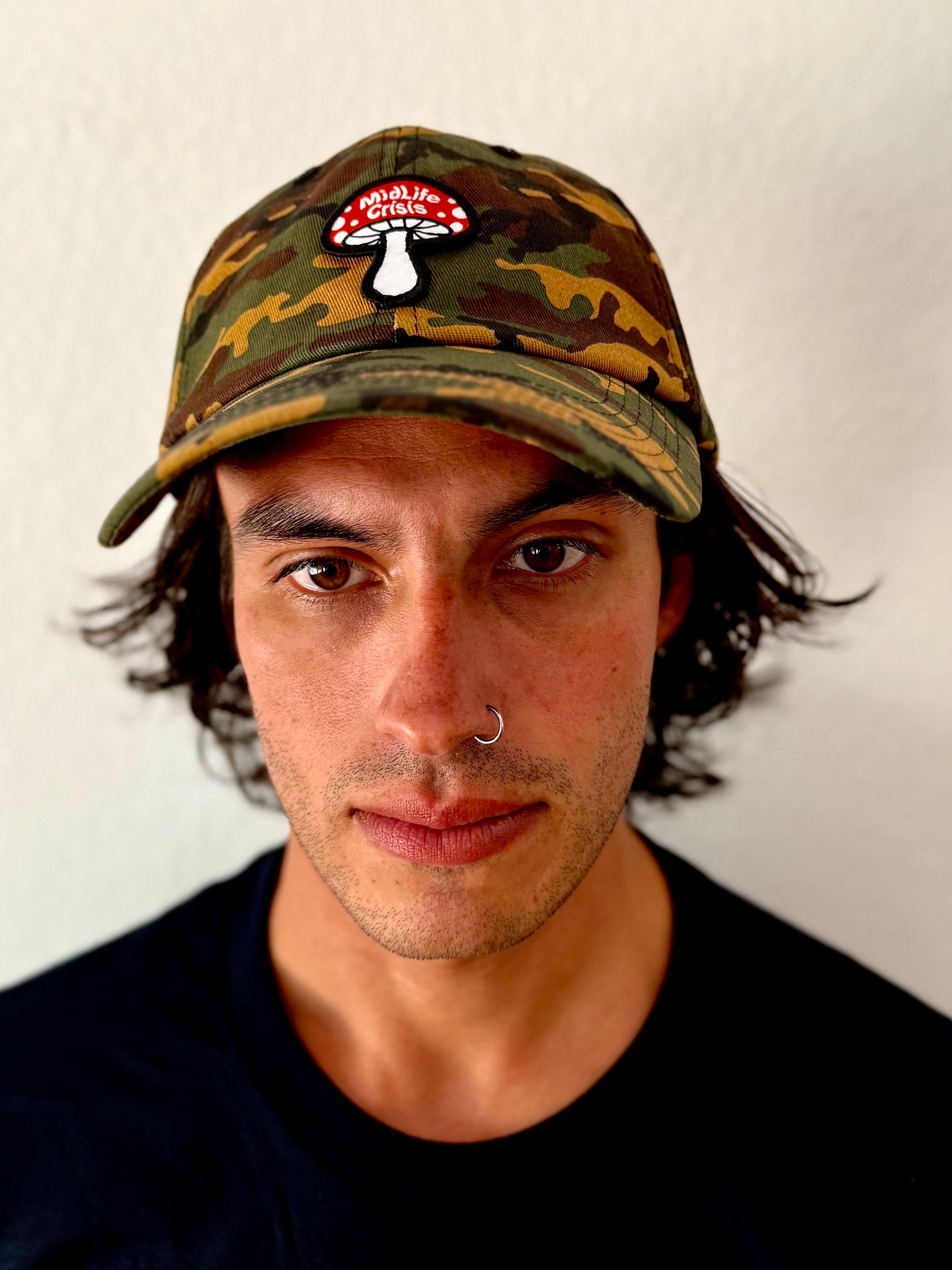 Shroomin’ Dad Cap - Forest Camo