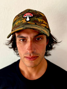 Shroomin’ Dad Cap - Forest Camo