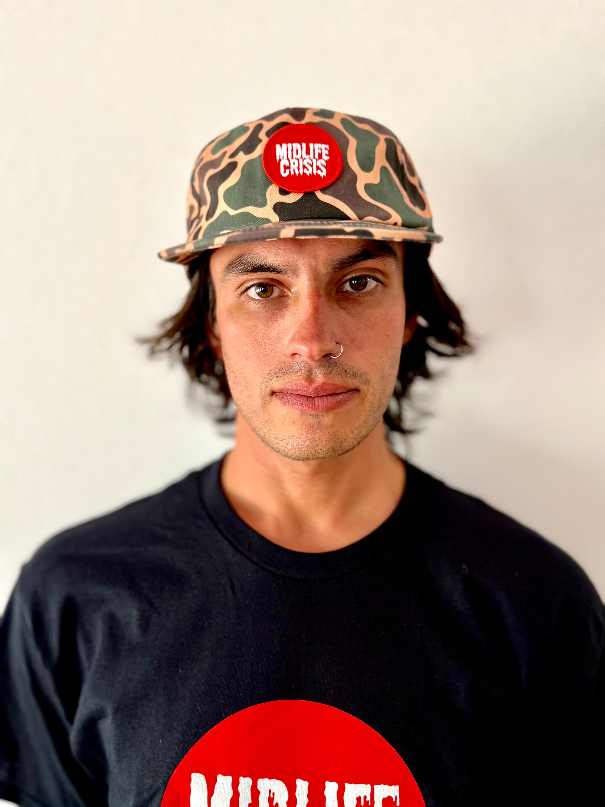 Drip 5 Panel Cap - Duck Camo