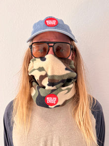 Handmade Camo Fleece Beanie/Neck Gaiter