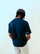 Crooked Tee - Navy