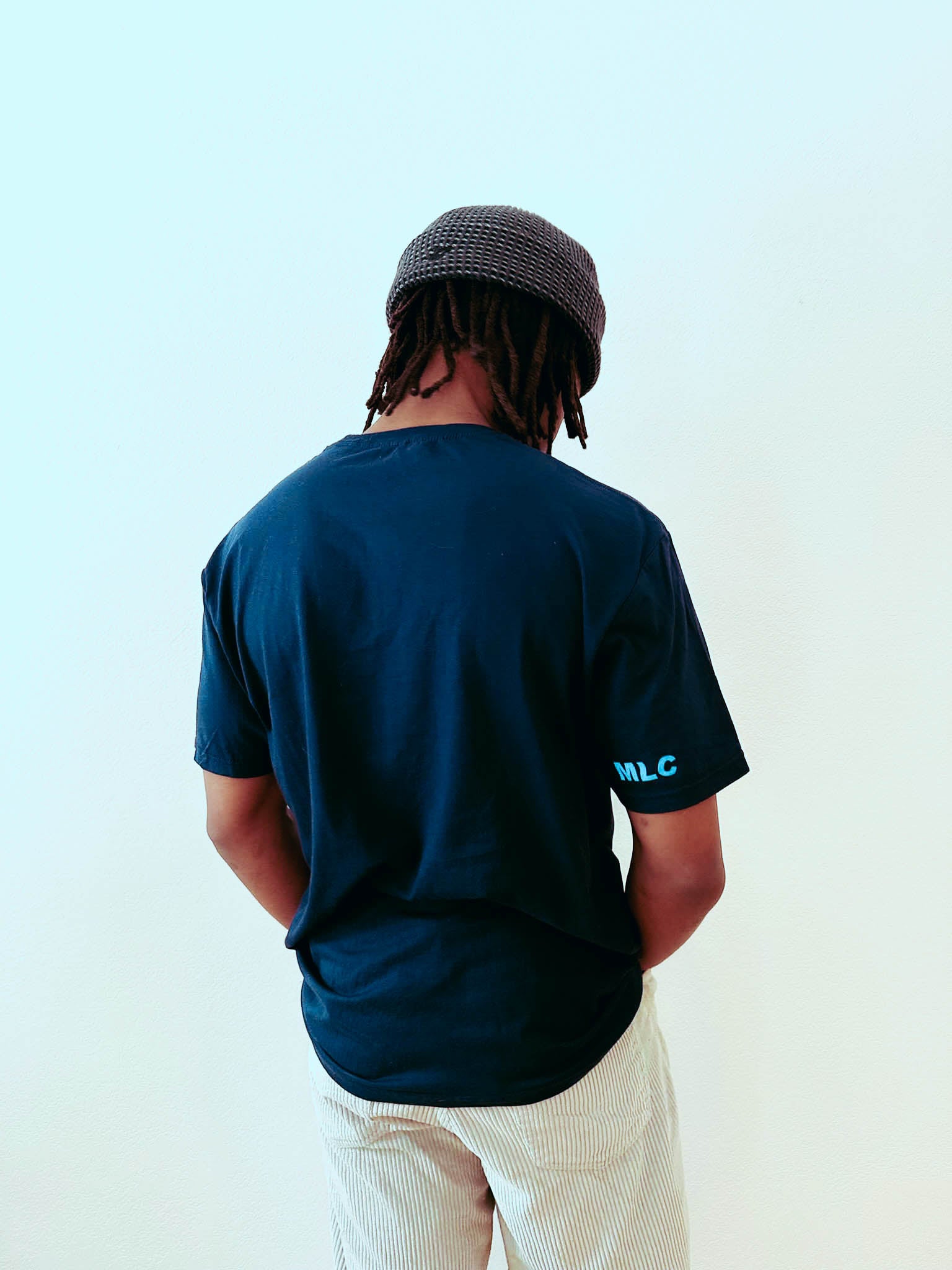 Crooked Tee - Navy