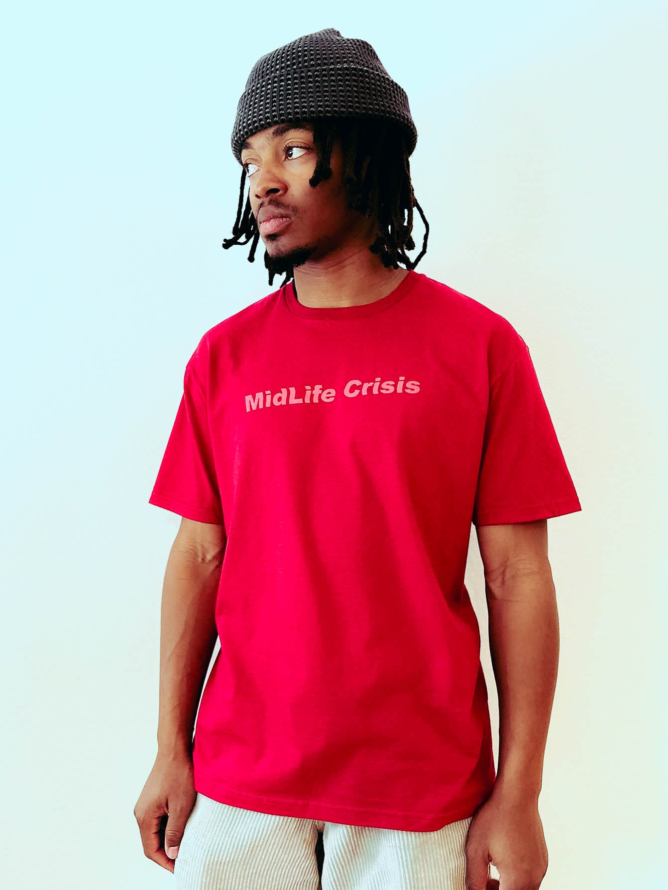 Crooked Tee - Red