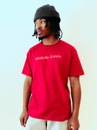 Crooked Tee - Red