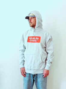 Block Hoodie - Light Heather