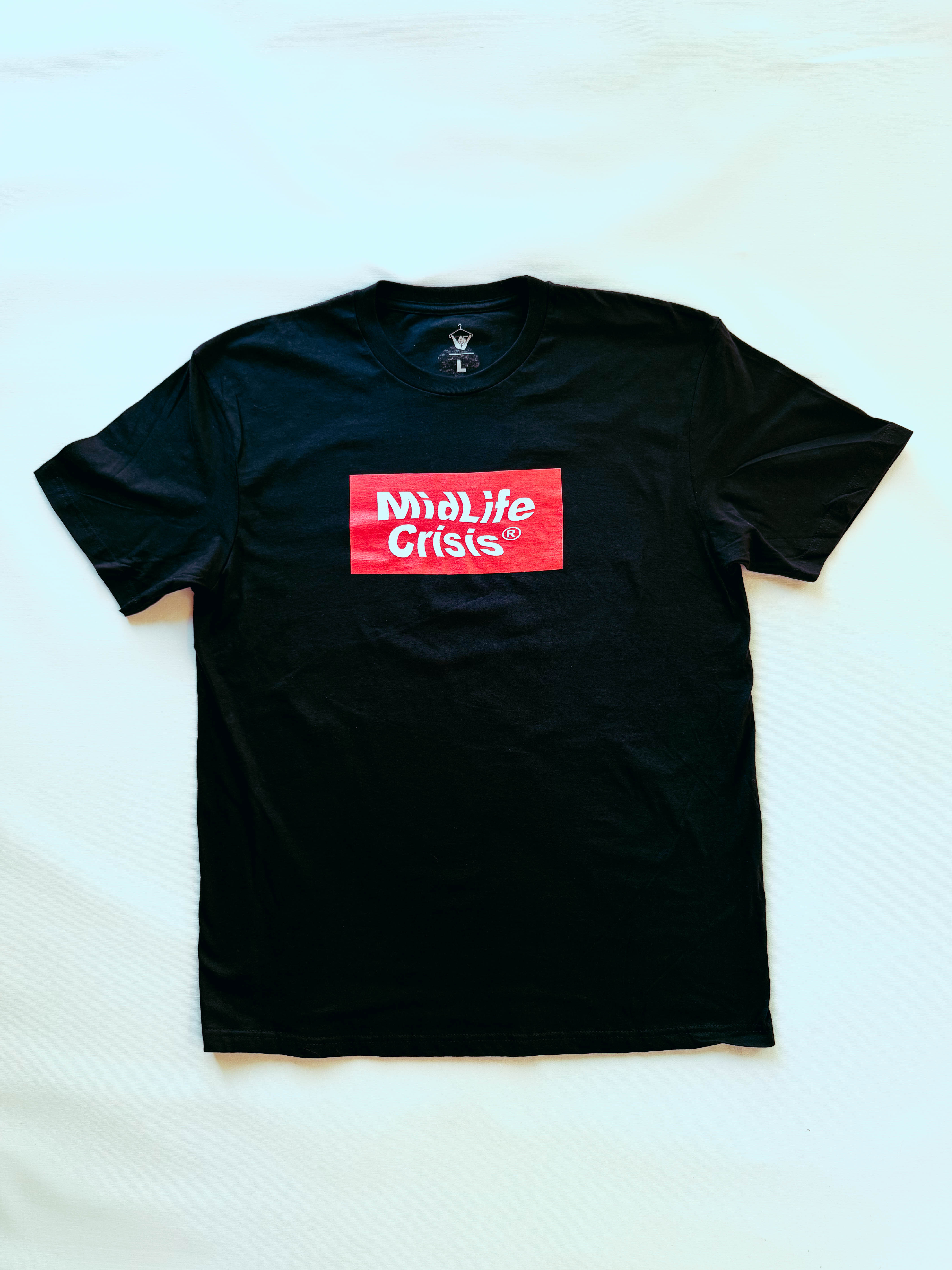 Block Tee - Black | Midlife Crisis