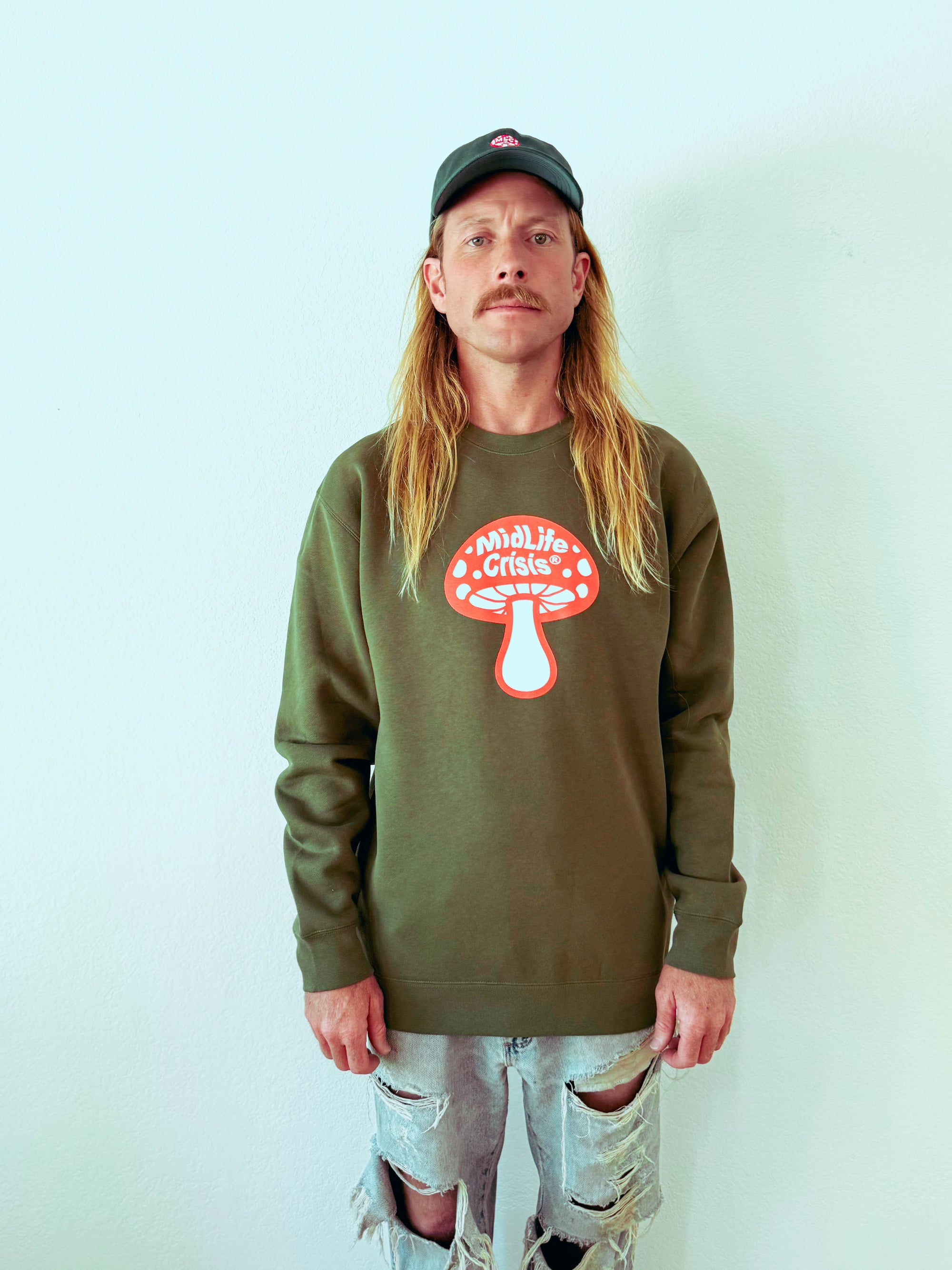 BIG Shroomin' Crew - Olive