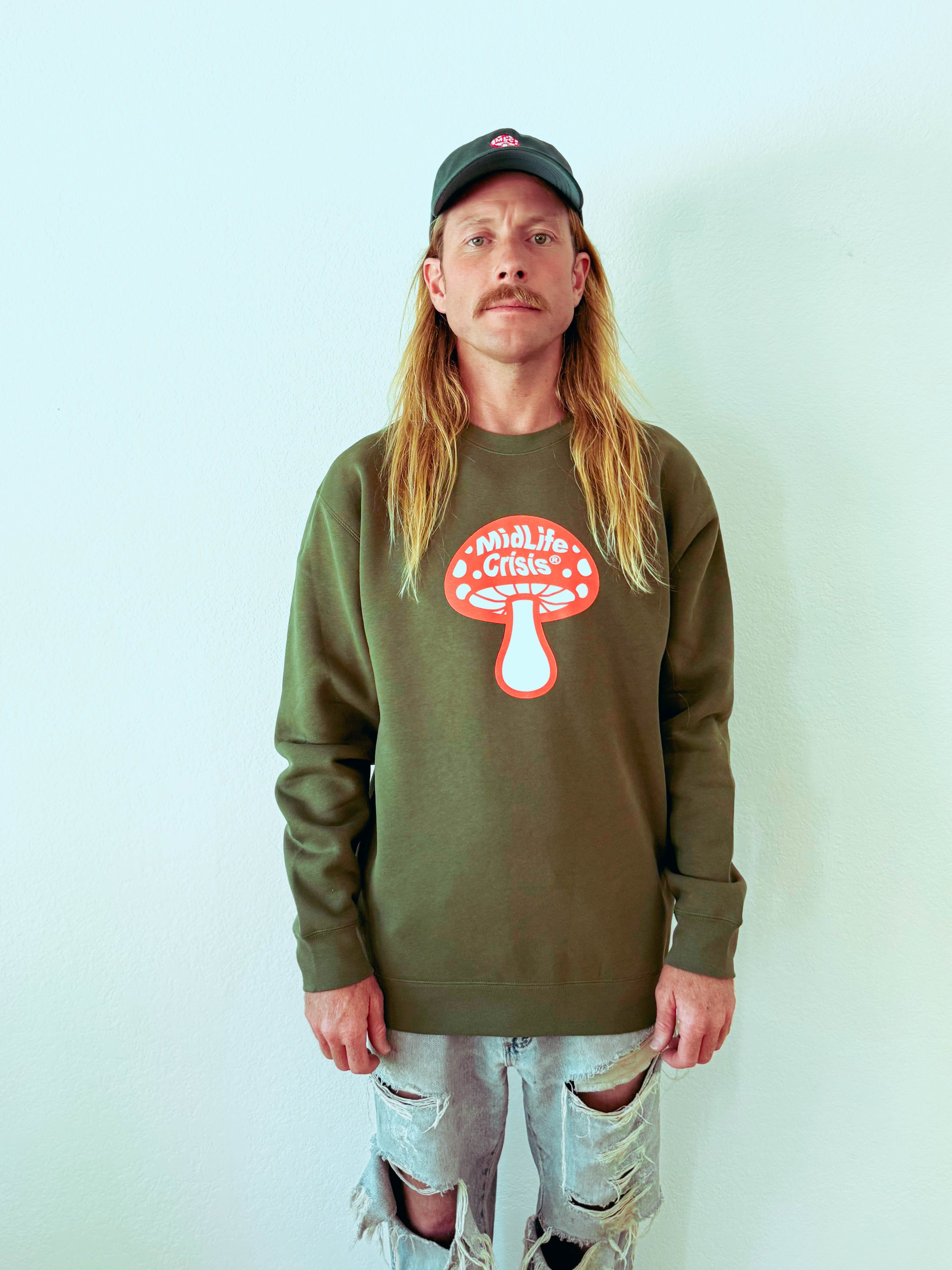 BIG Shroomin' Crew - Olive
