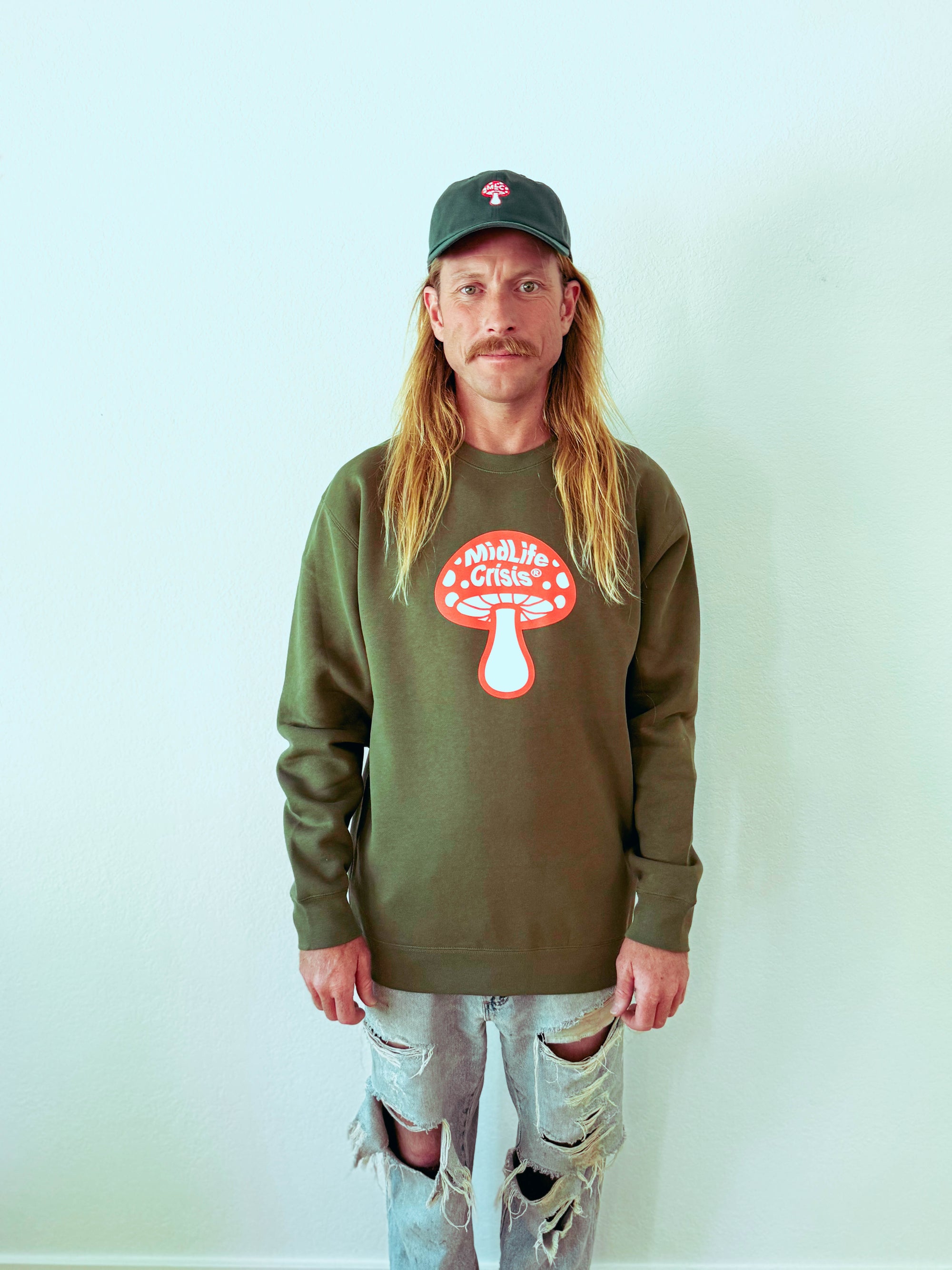 BIG Shroomin' Crew - Olive