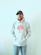 BIG Shroomin' Hoodie - Light Heather