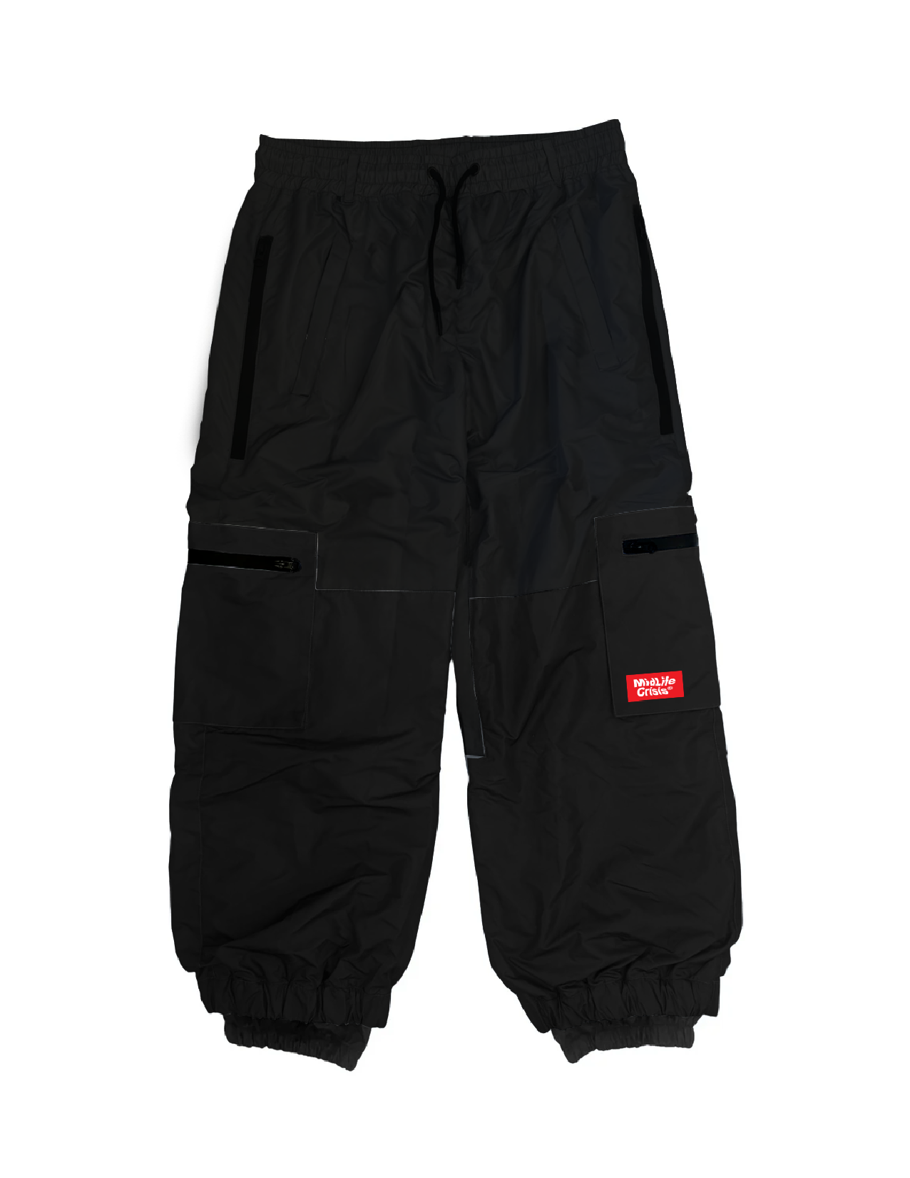 Block Snowboard Pants - Black