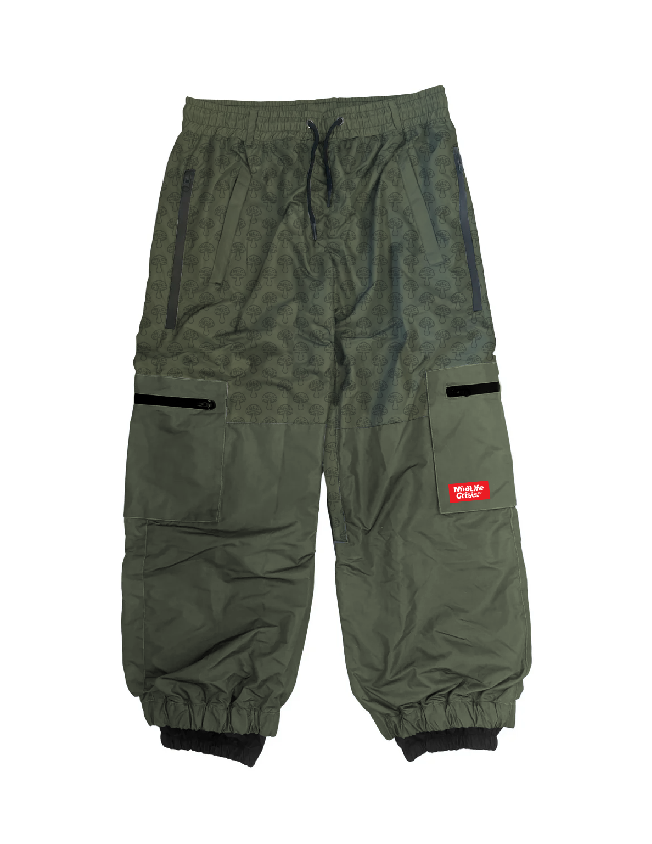 Shroomin Snowboard Pants - Olive