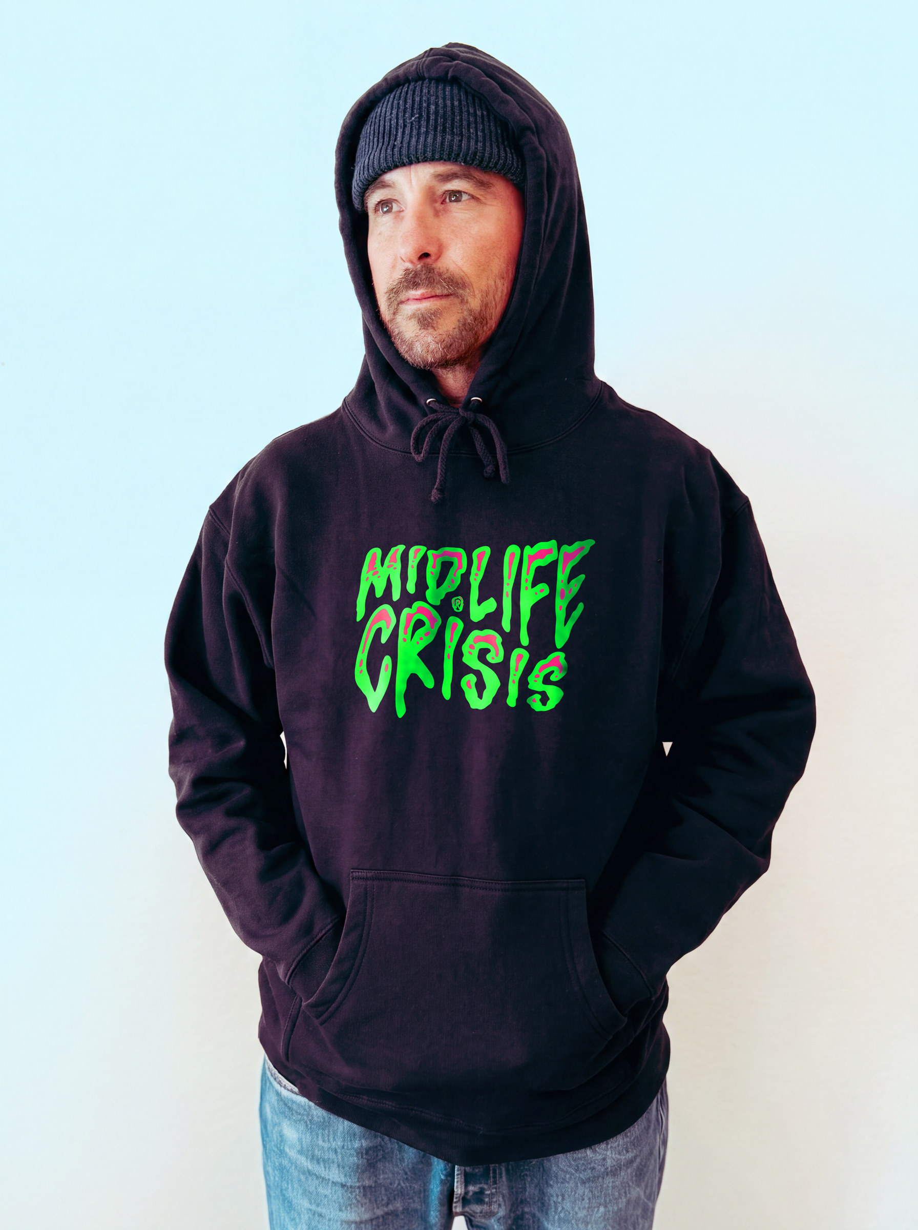 Beach Bum Hoodie - Black