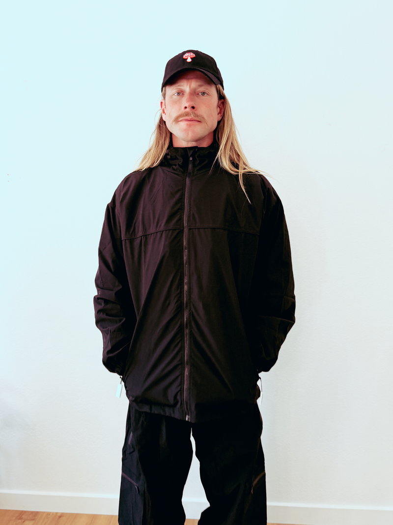 Block Snowboard Jacket - Solid Black