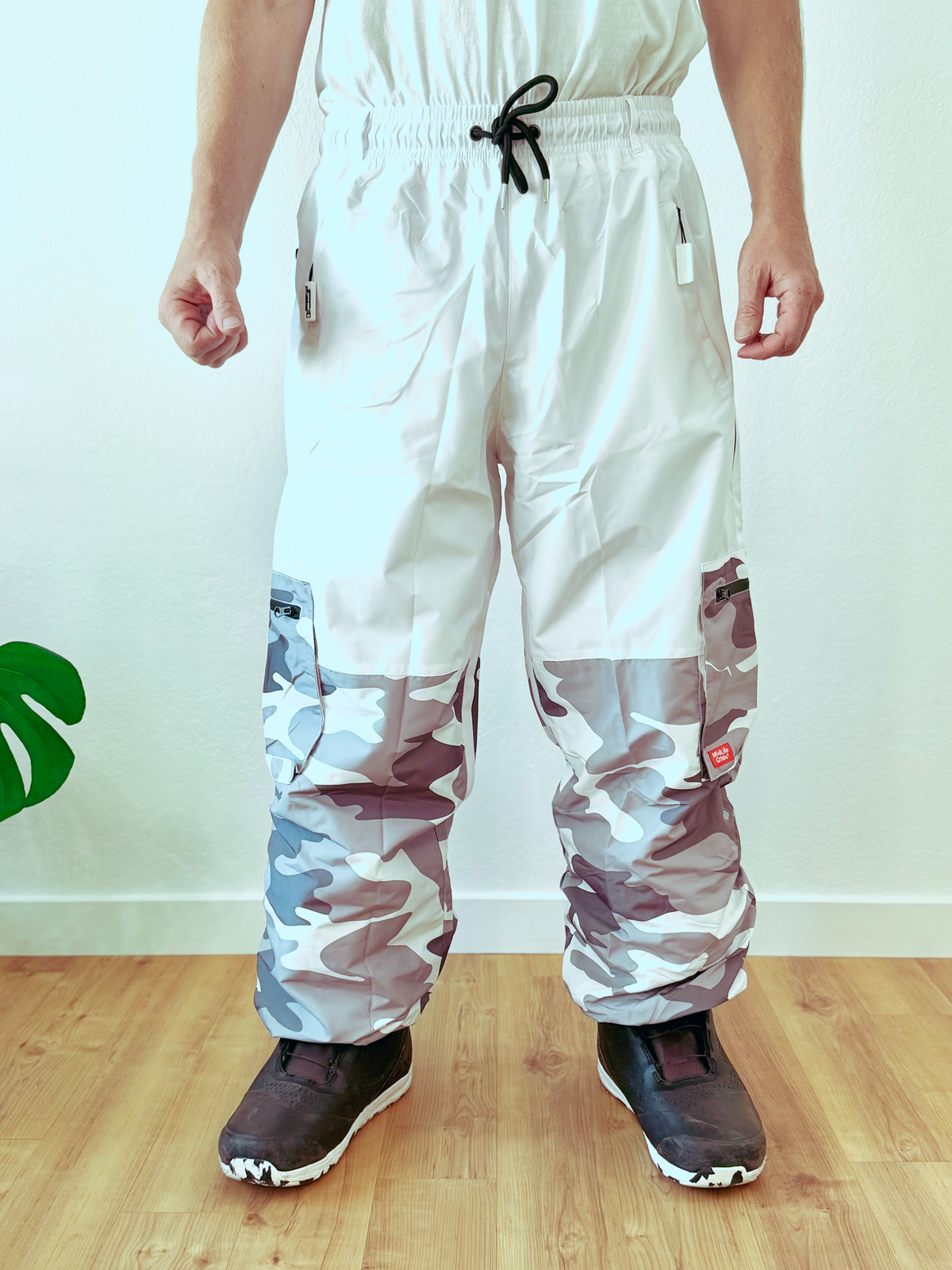 Block Snowboard Pants - BIG Camo Whiteout