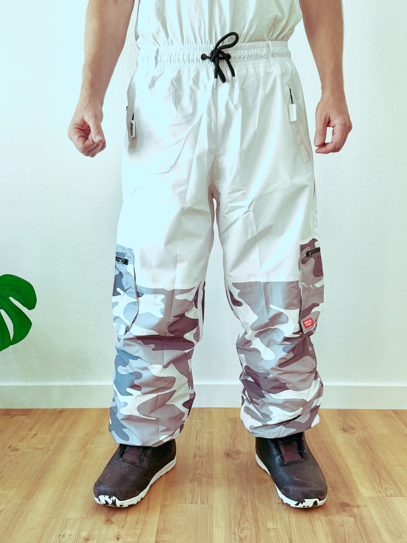 Block Snowboard Pants - BIG Camo Whiteout
