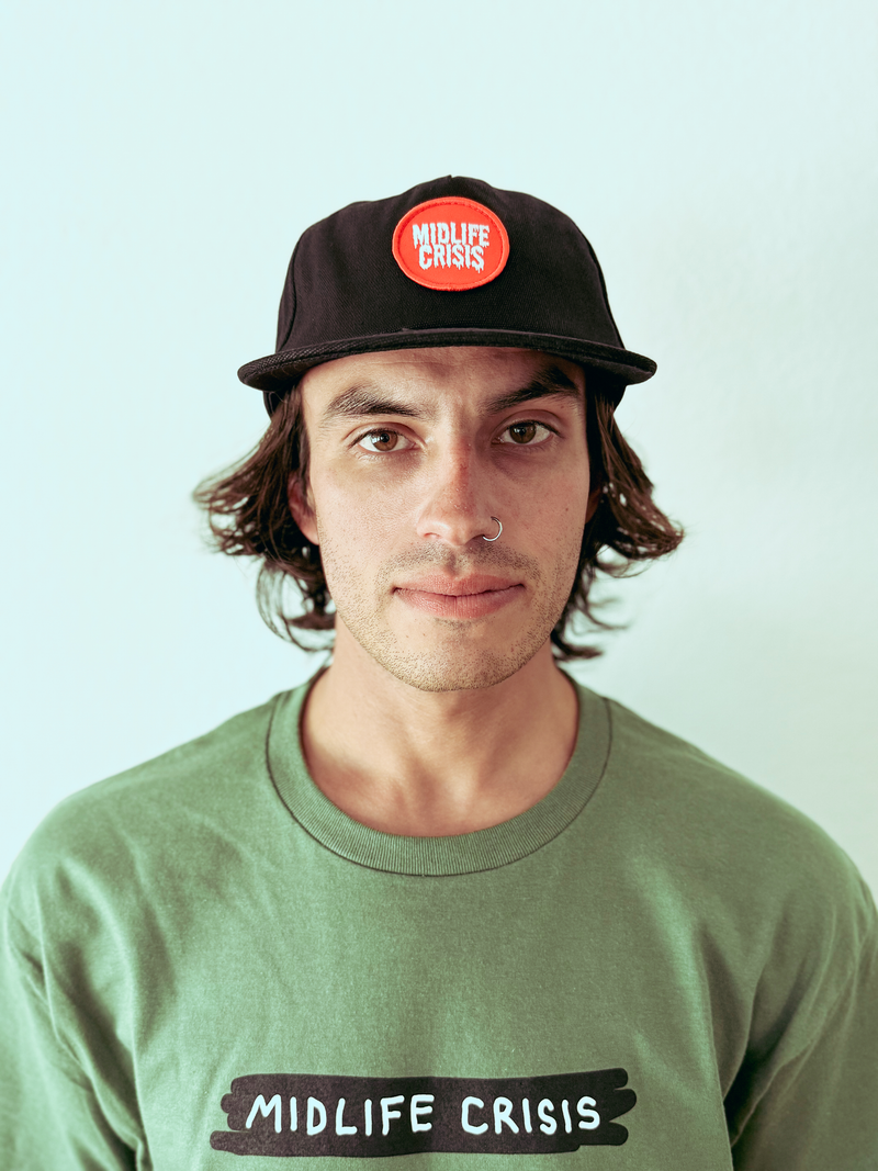 Drip 5 Panel Cap - Black