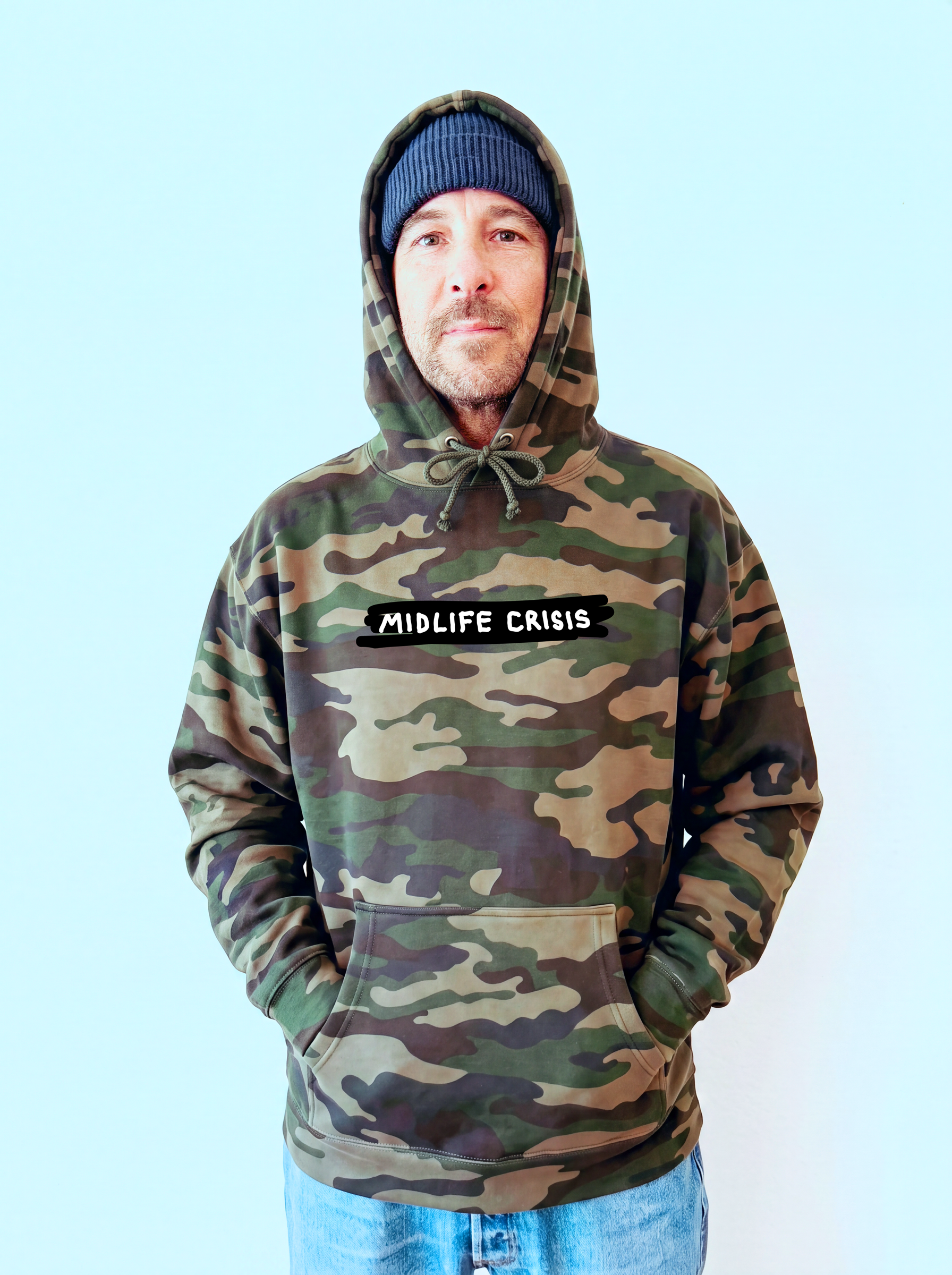 Scribble Hoodie - Forest Camo