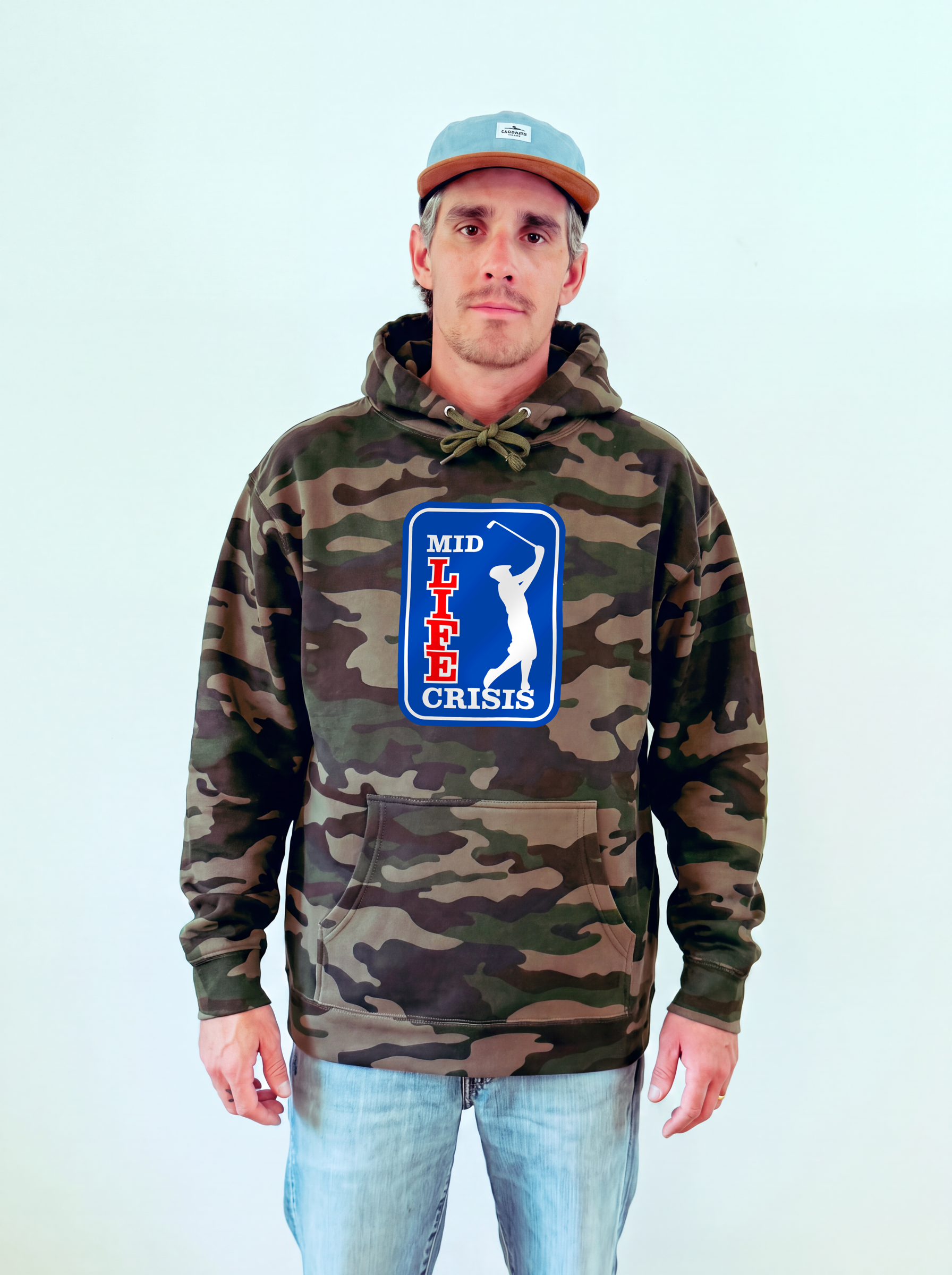 FORE! Hoodie - Forest Camo