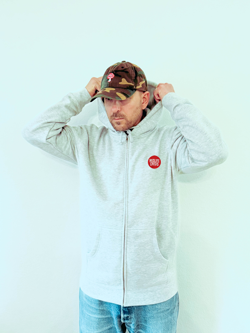 Drip Zip Hoodie - Heather