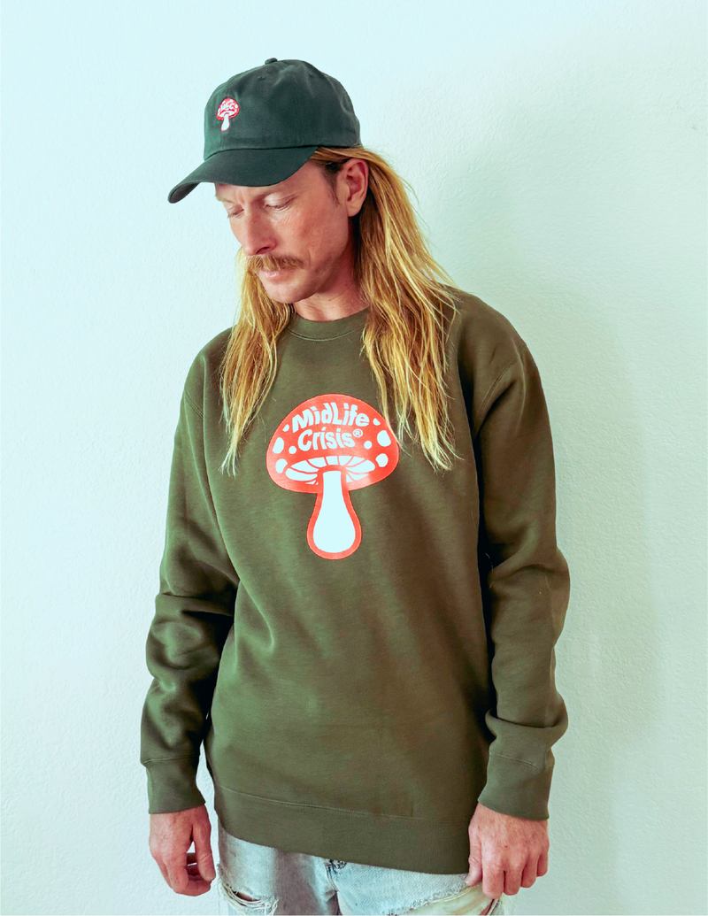 BIG Shroomin' Crew - Olive