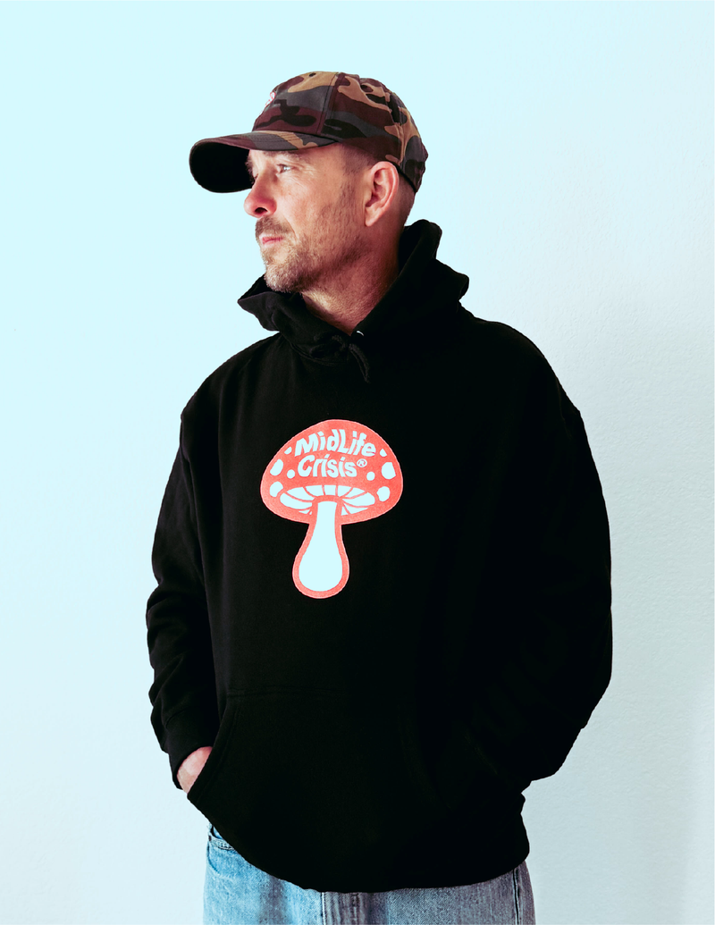 BIG Shroomin' Hoodie - Black