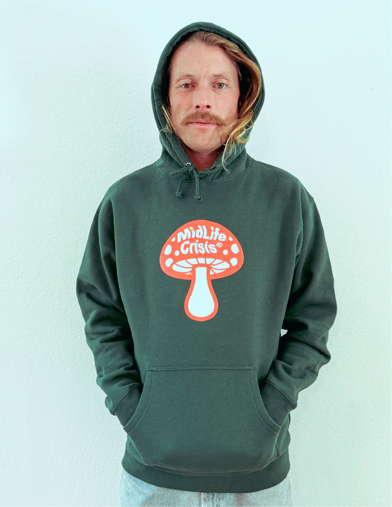BIG Shroomin' Hoodie - Forest Green