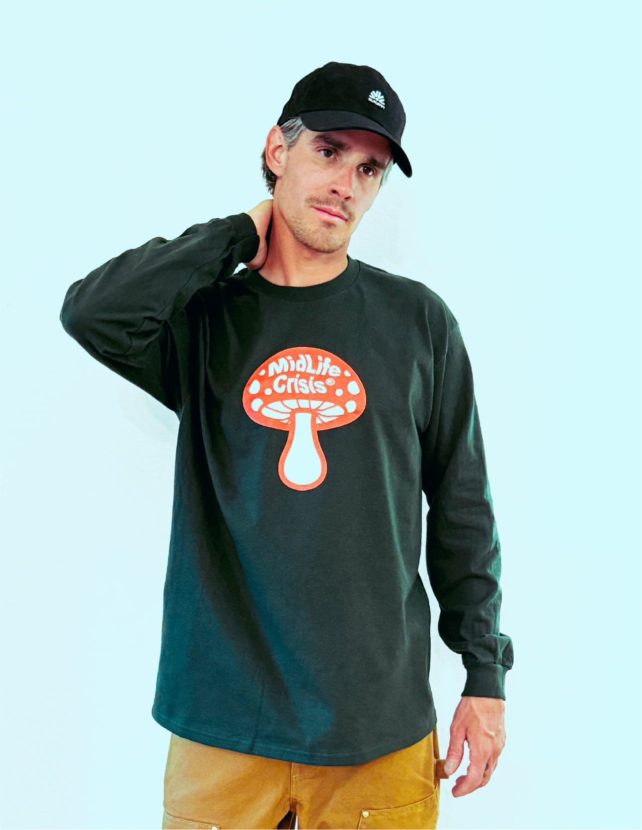 BIG Shroomin' Long Sleeve - Forest Green
