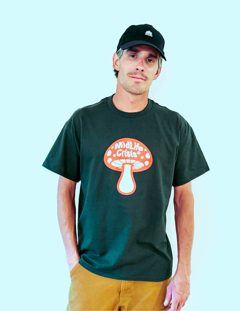 BIG Shroomin' Tee - Forest Green